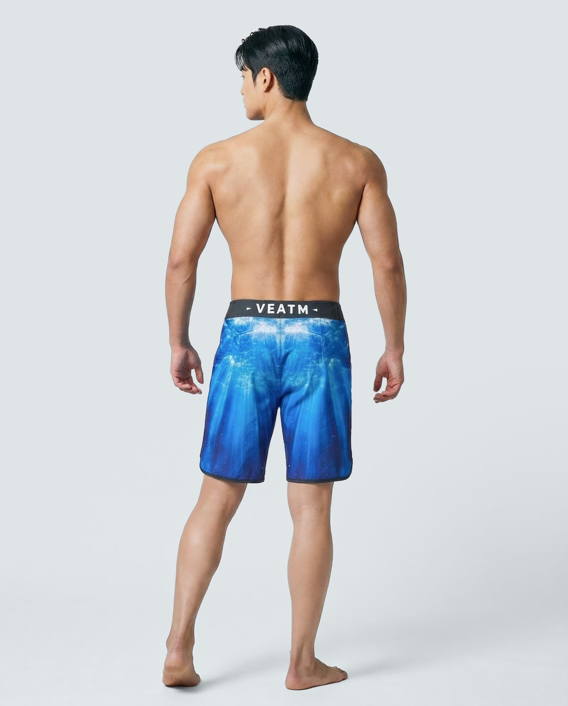 UNDER WATER BEAMS GRAPHIC SURF SHORTS