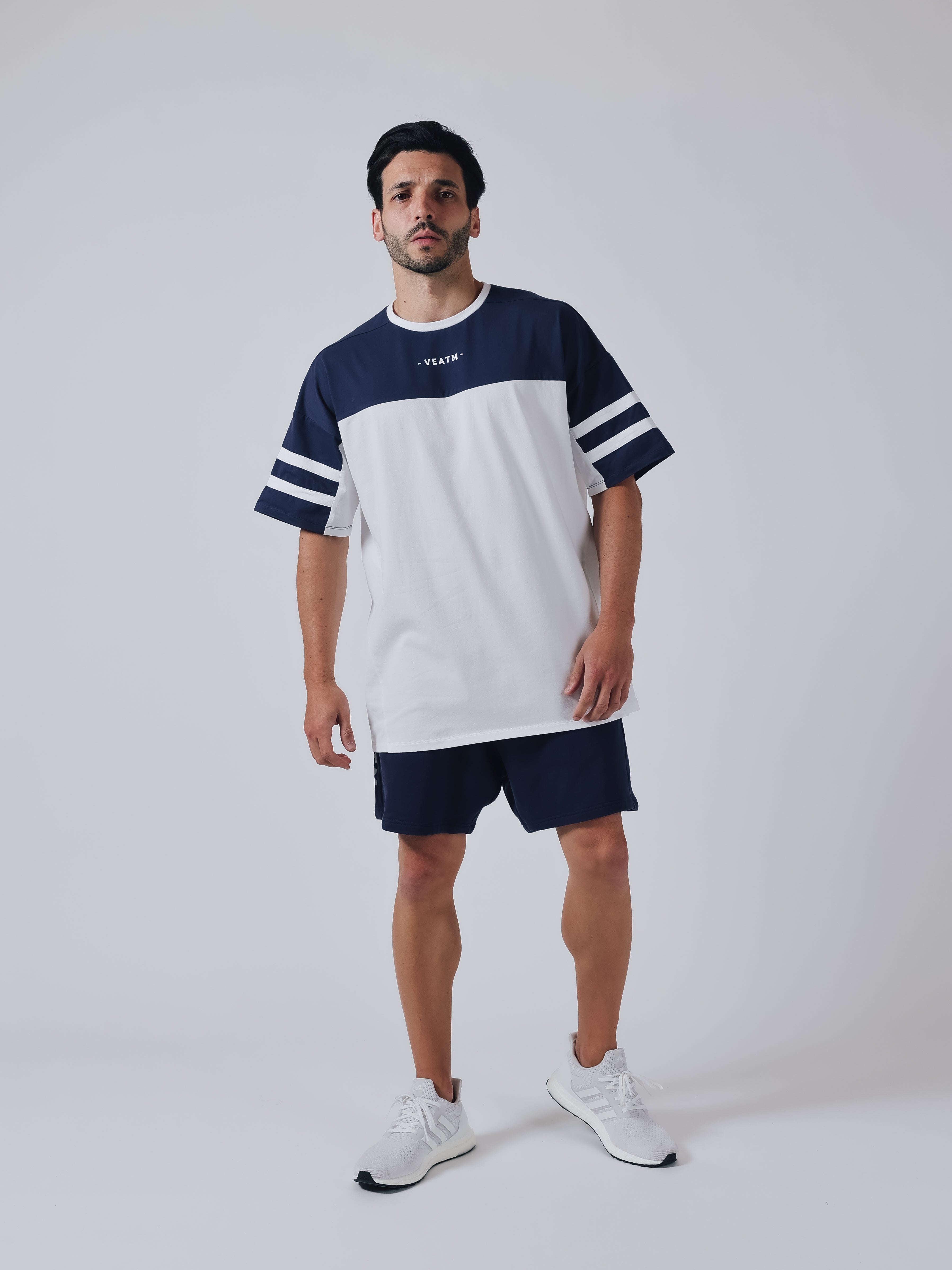 SHORT SLEEVE BIG T-SHIRT【OFFWHITE×NAVY】