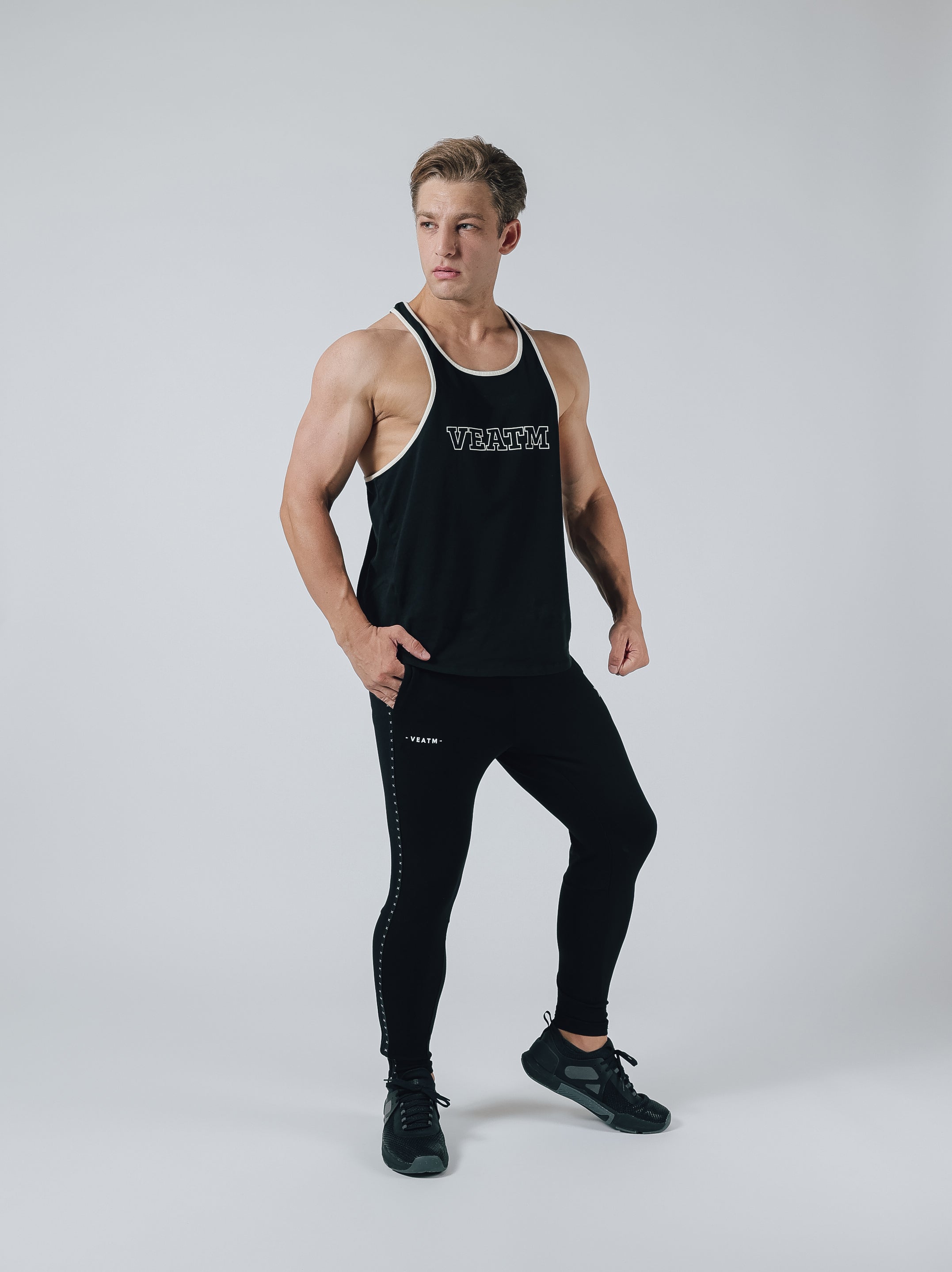 YBACK TANK TOP【BLACK】