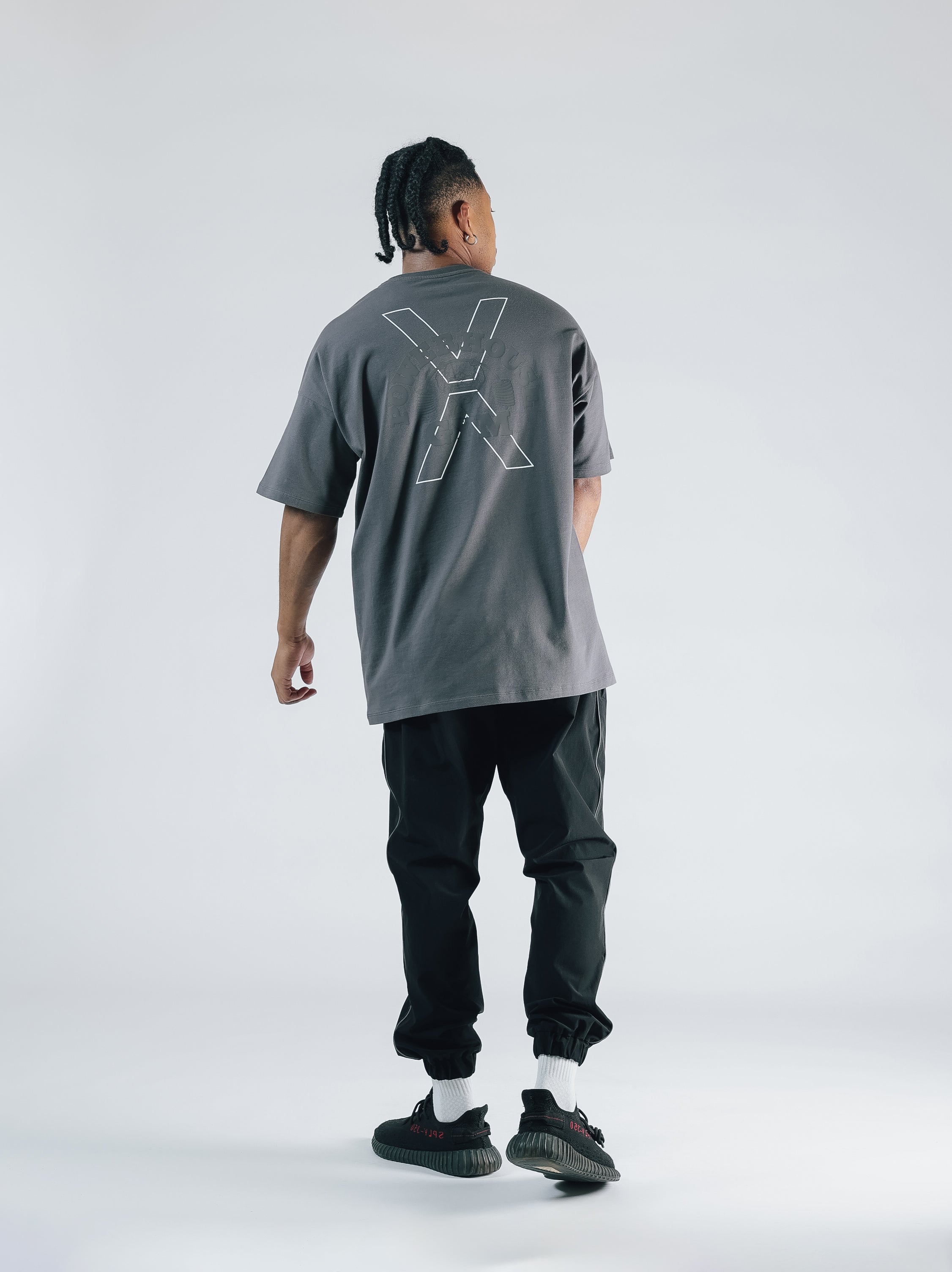 POWER HOUSE LOGO BIG T-SHIRT【CHARCOAL】