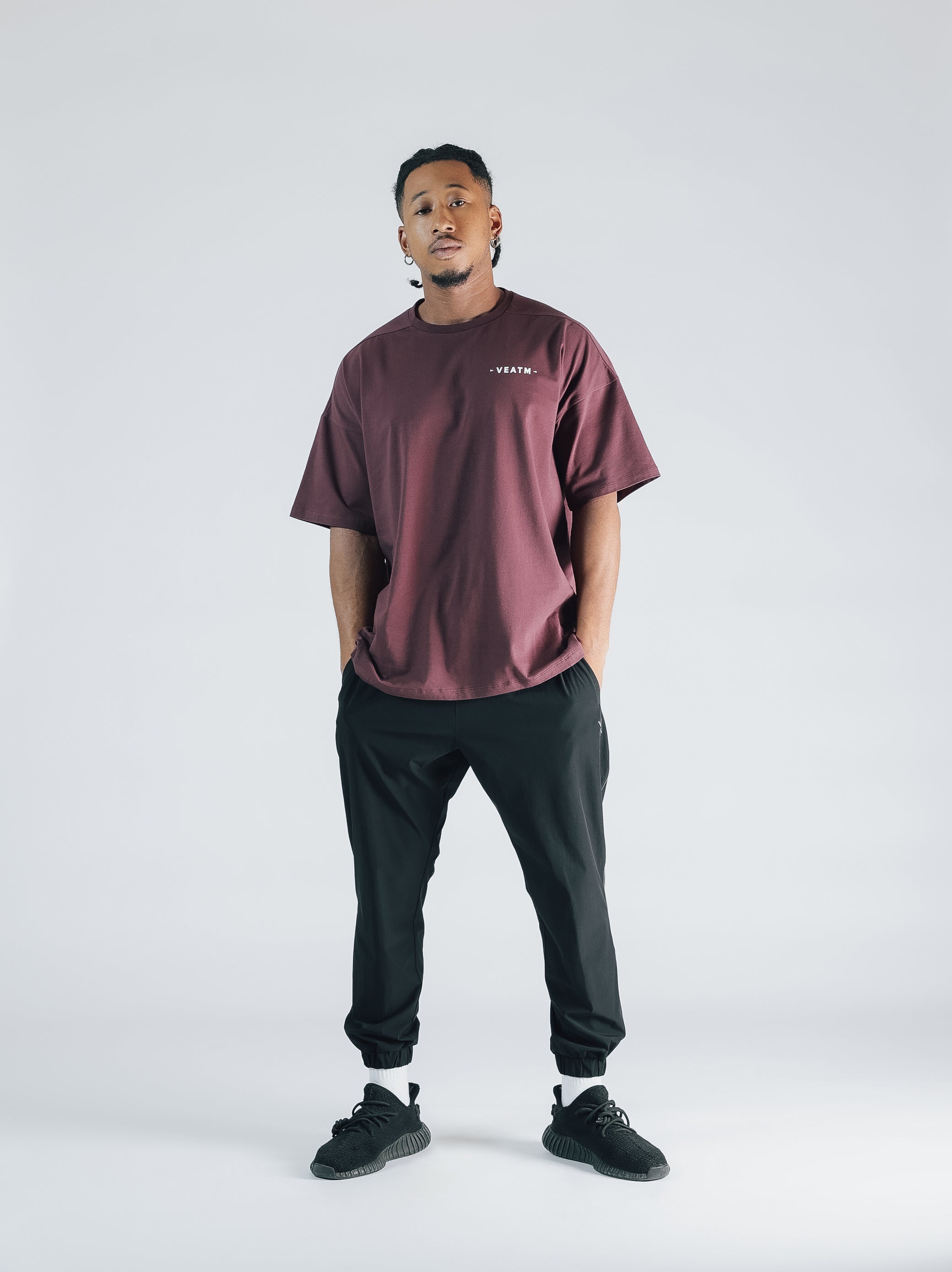 POWER HOUSE LOGO BIG T-SHIRT【BURGUNDY】