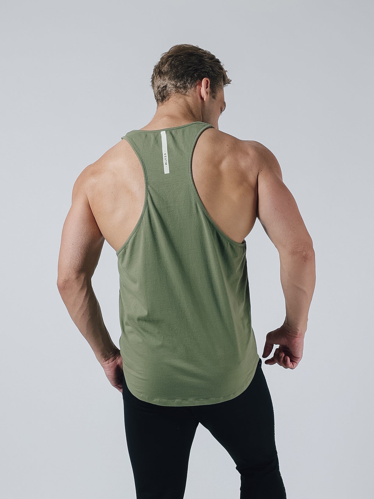 YBACK TANK TOP【KHAKI】