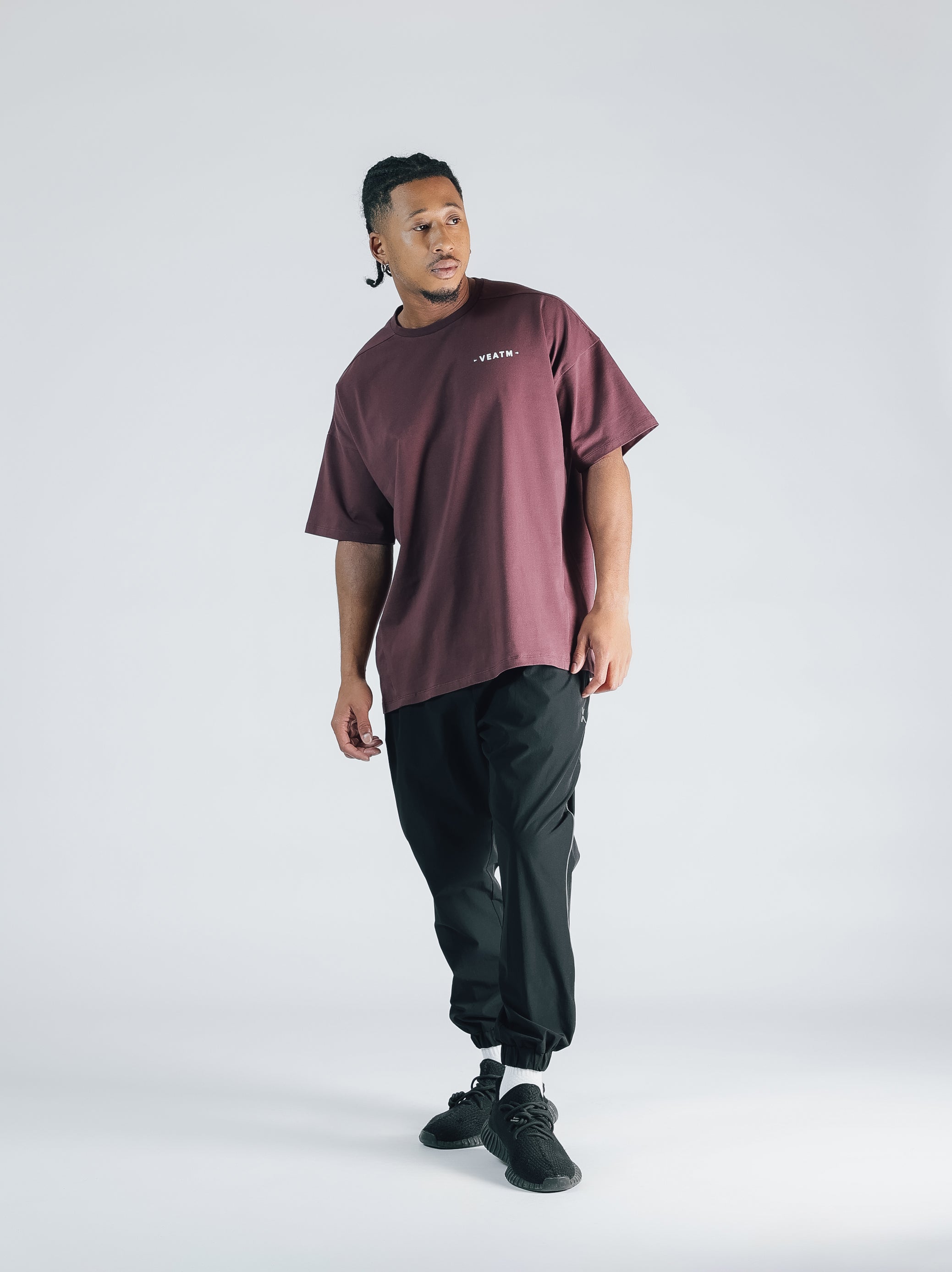 POWER HOUSE LOGO BIG T-SHIRT【BURGUNDY】