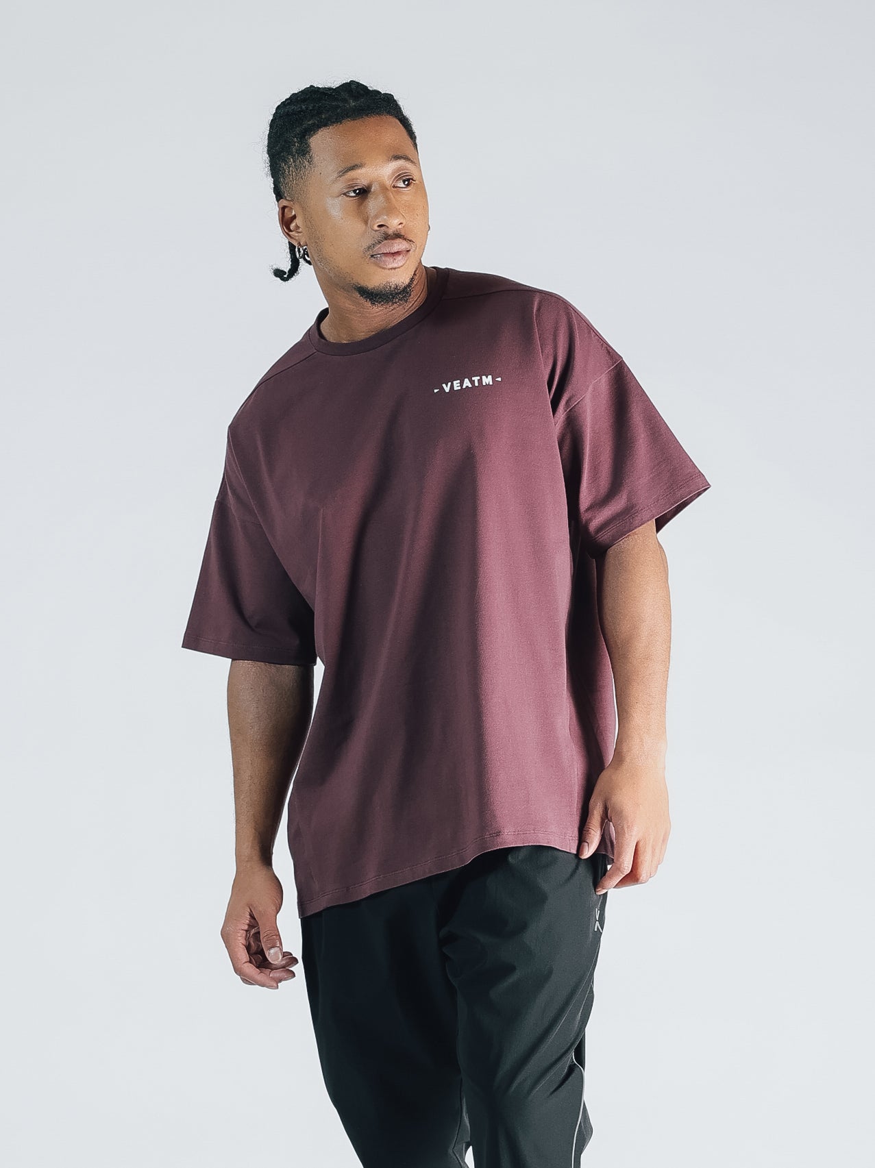 POWER HOUSE LOGO BIG T-SHIRT【BURGUNDY】
