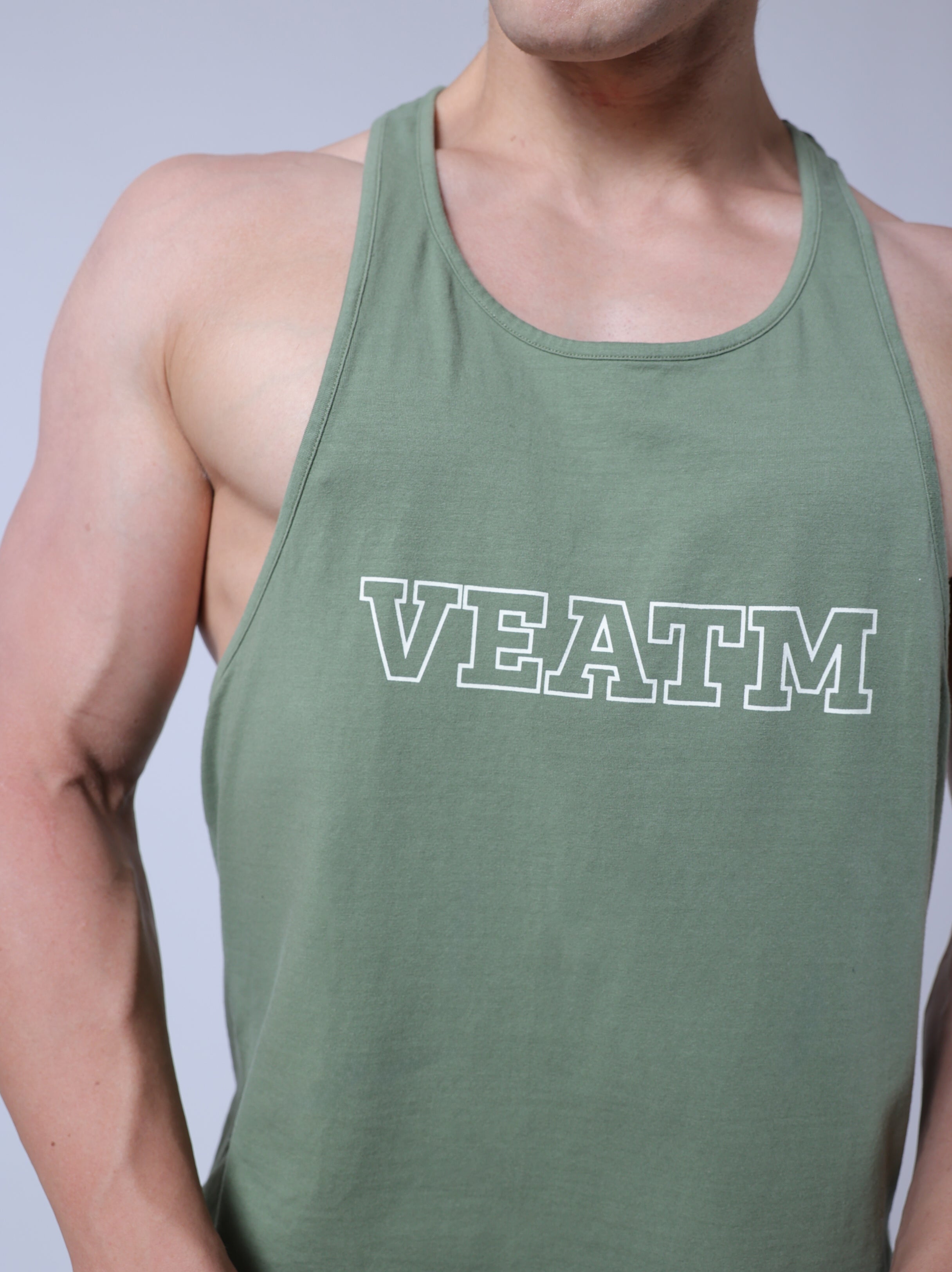 YBACK TANK TOP【KHAKI】
