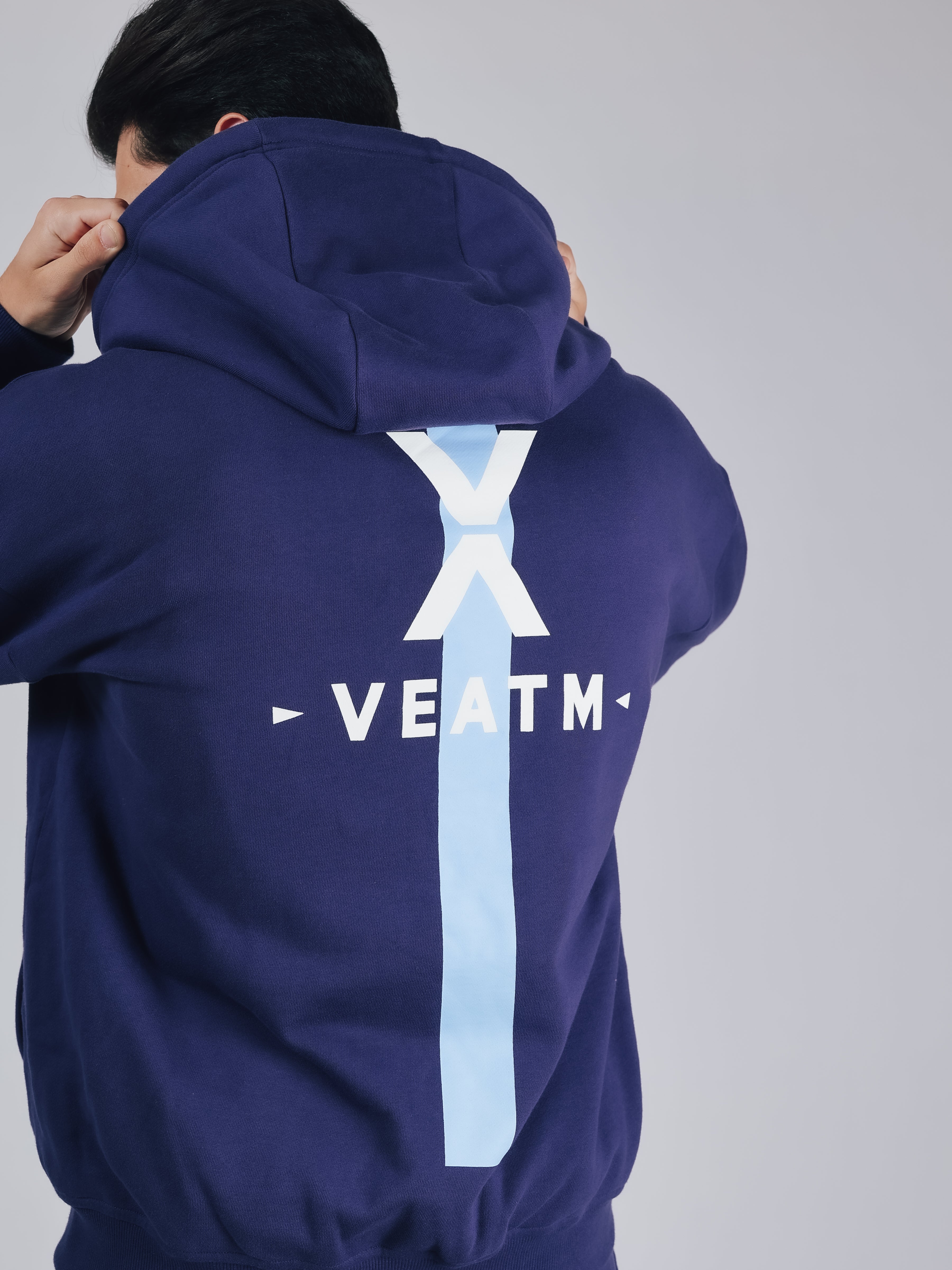 SWEAT FULL ZIP HOODIE【NAVY】