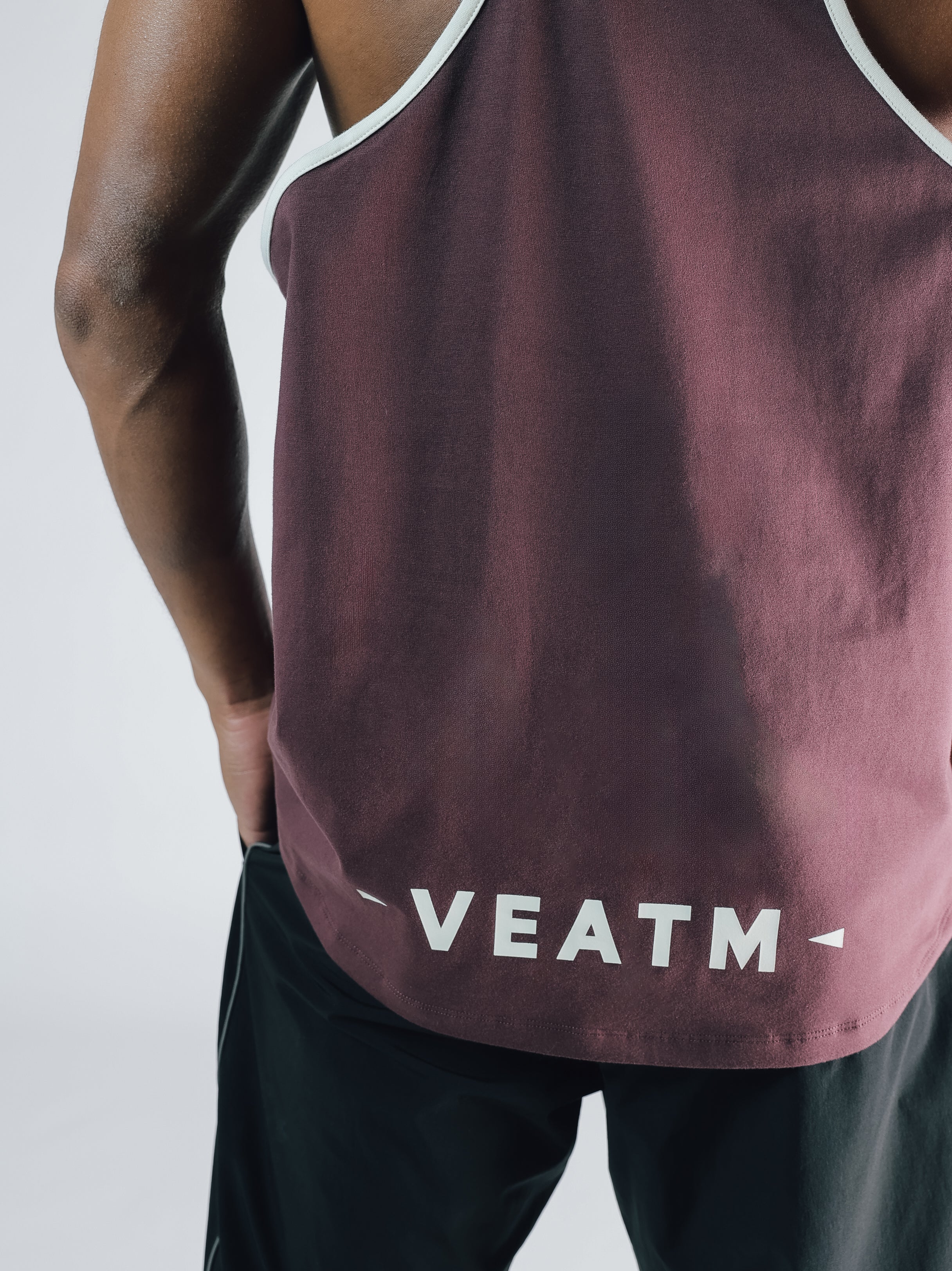 POWER HOUSE LOGO YBACK TANK TOP【BURGUNDY】