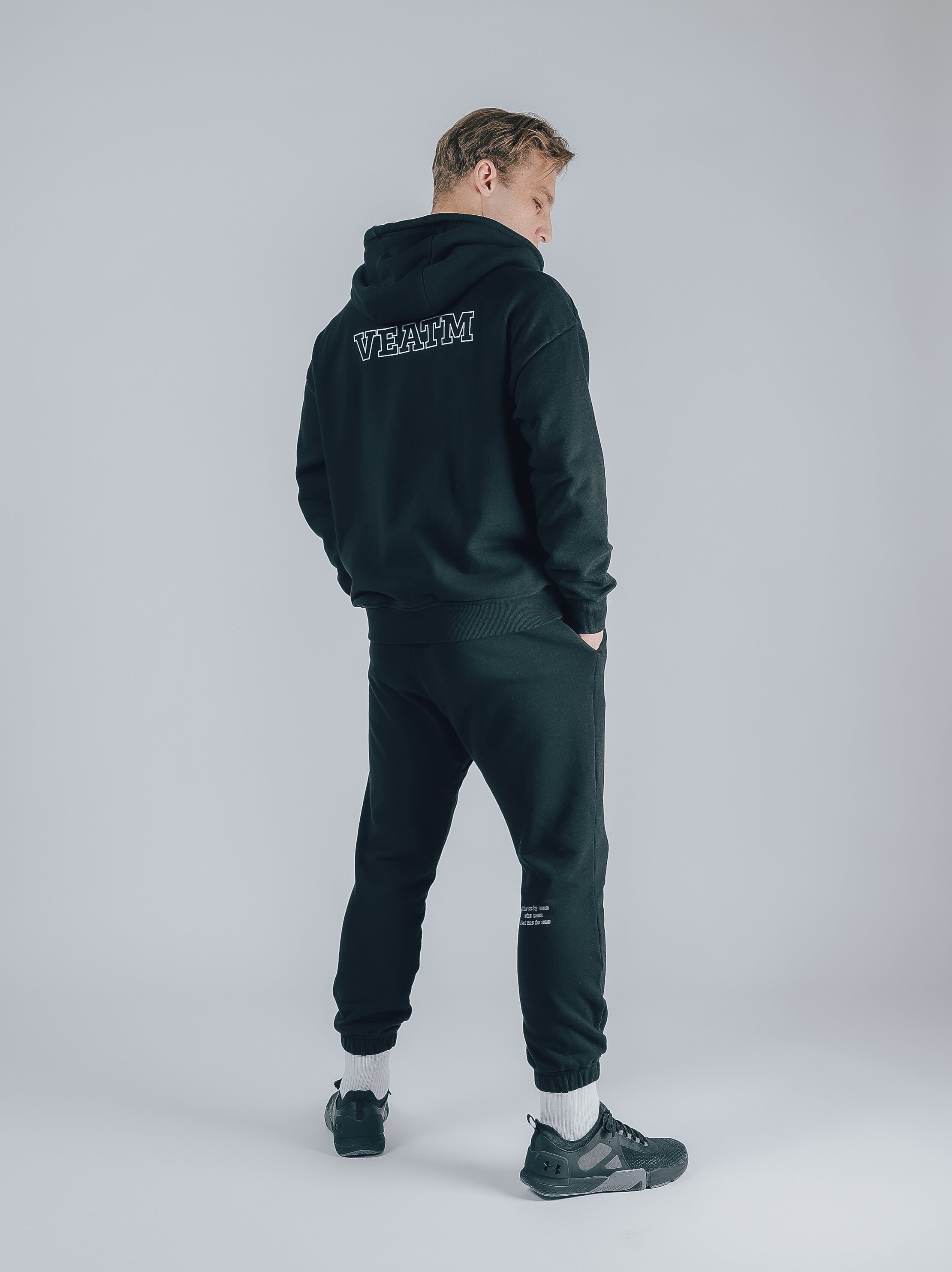 SWEAT FULL ZIP HOODIE【BLACK】