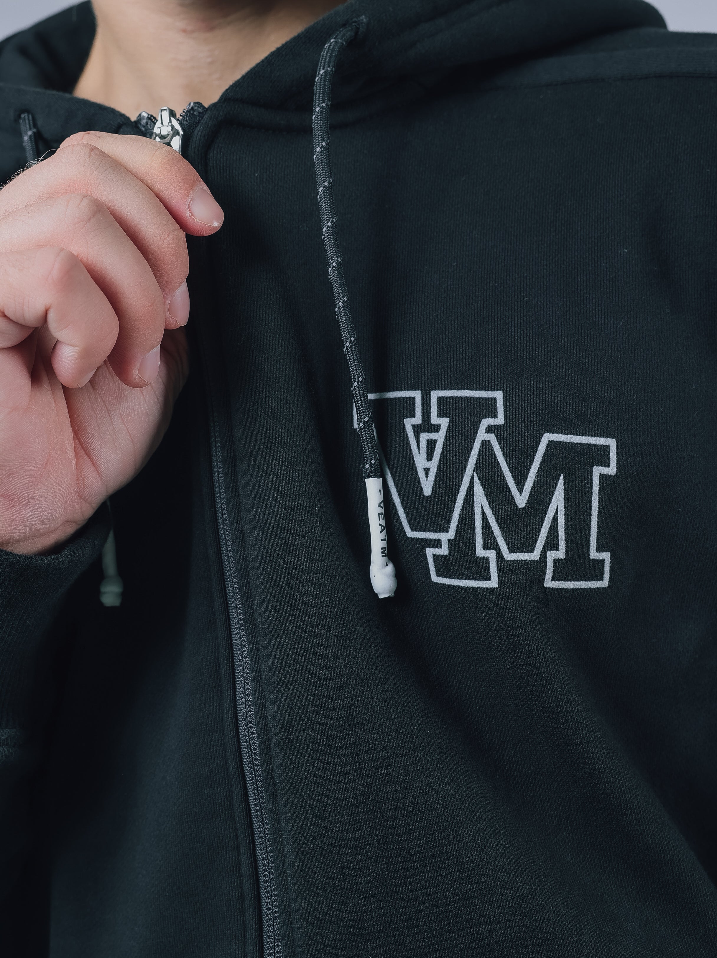 SWEAT FULL ZIP HOODIE【BLACK】