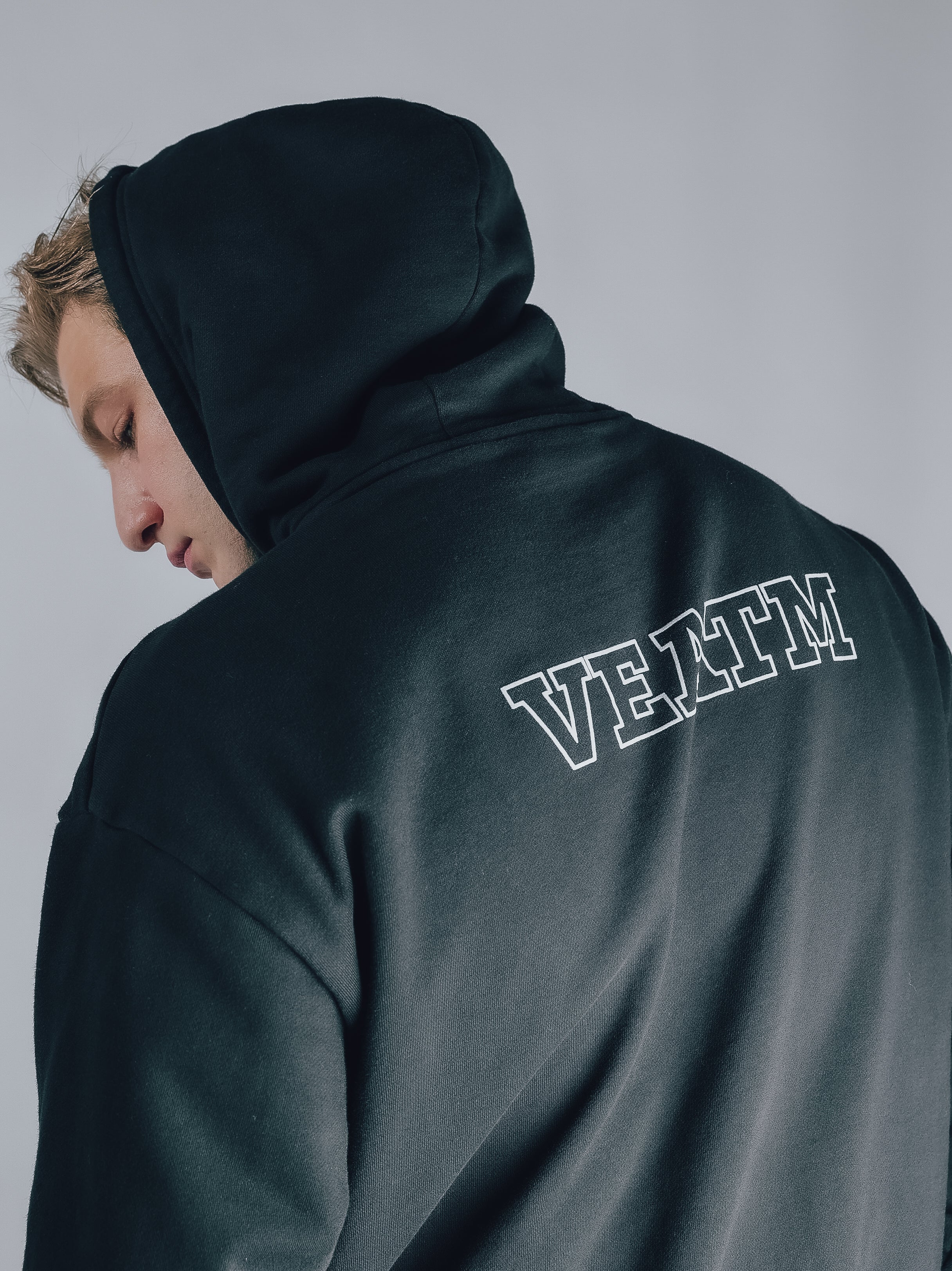 SWEAT FULL ZIP HOODIE【BLACK】