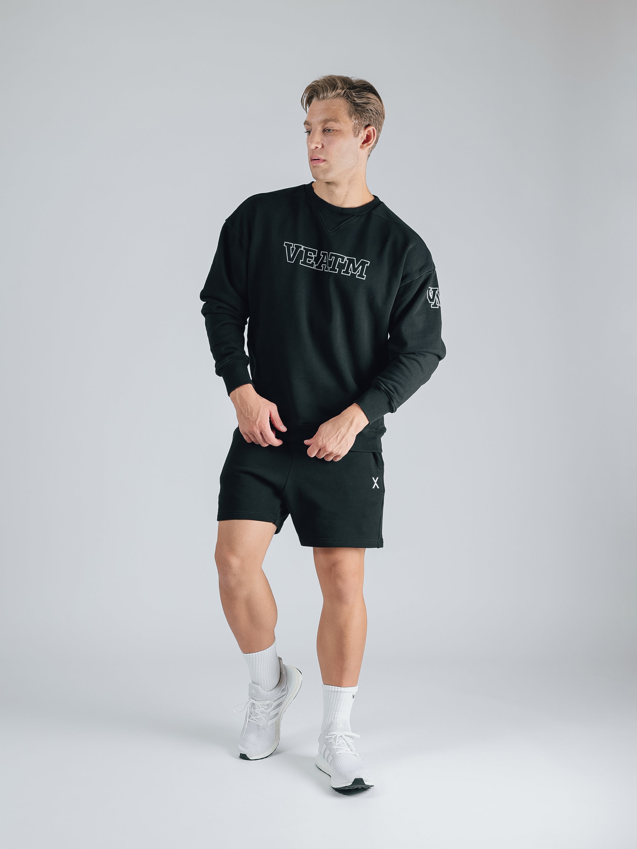 SWEAT CREW NECK PULLOVER【BLACK】
