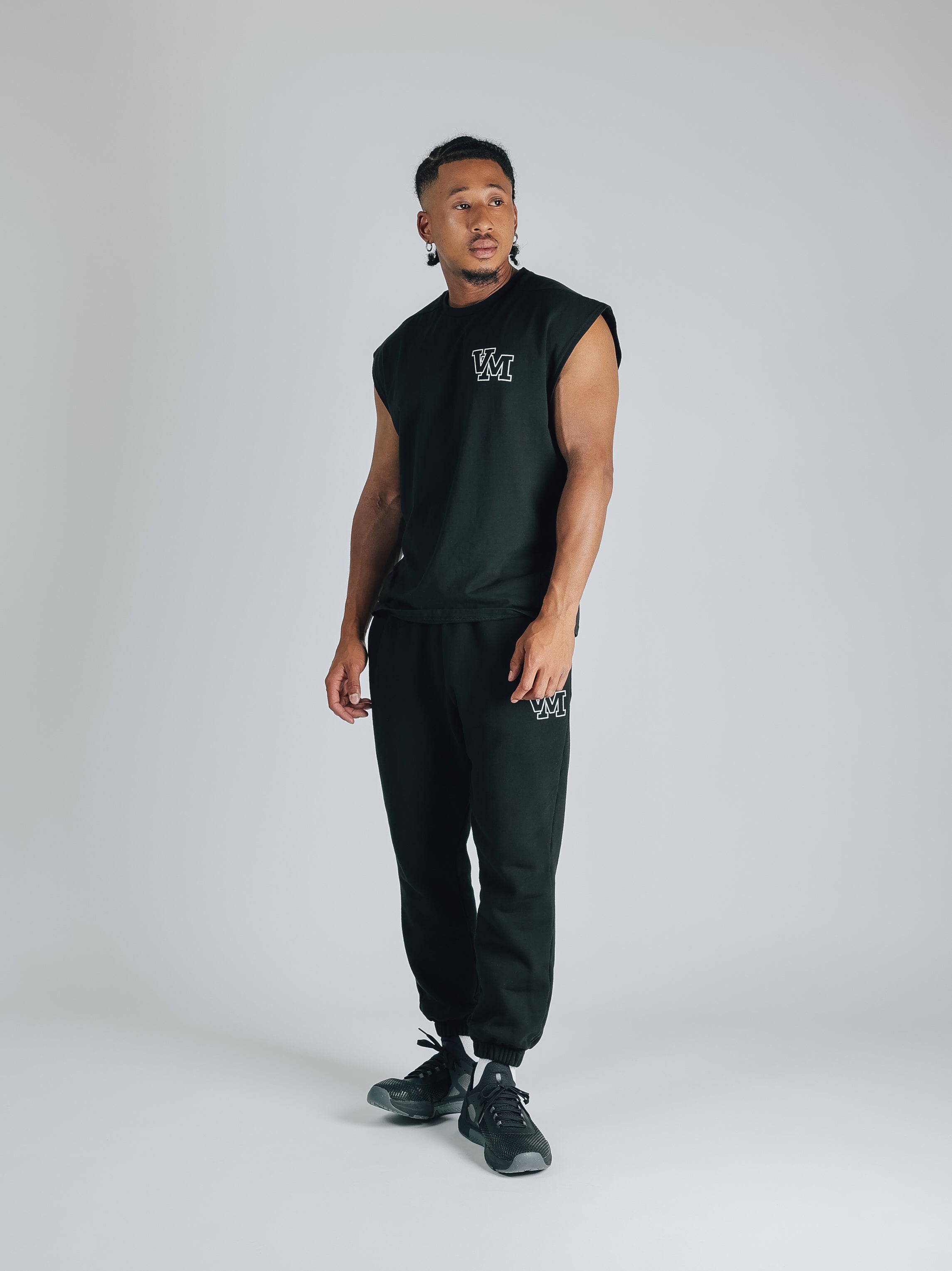 NO SLEEVE TOPS【BLACK】