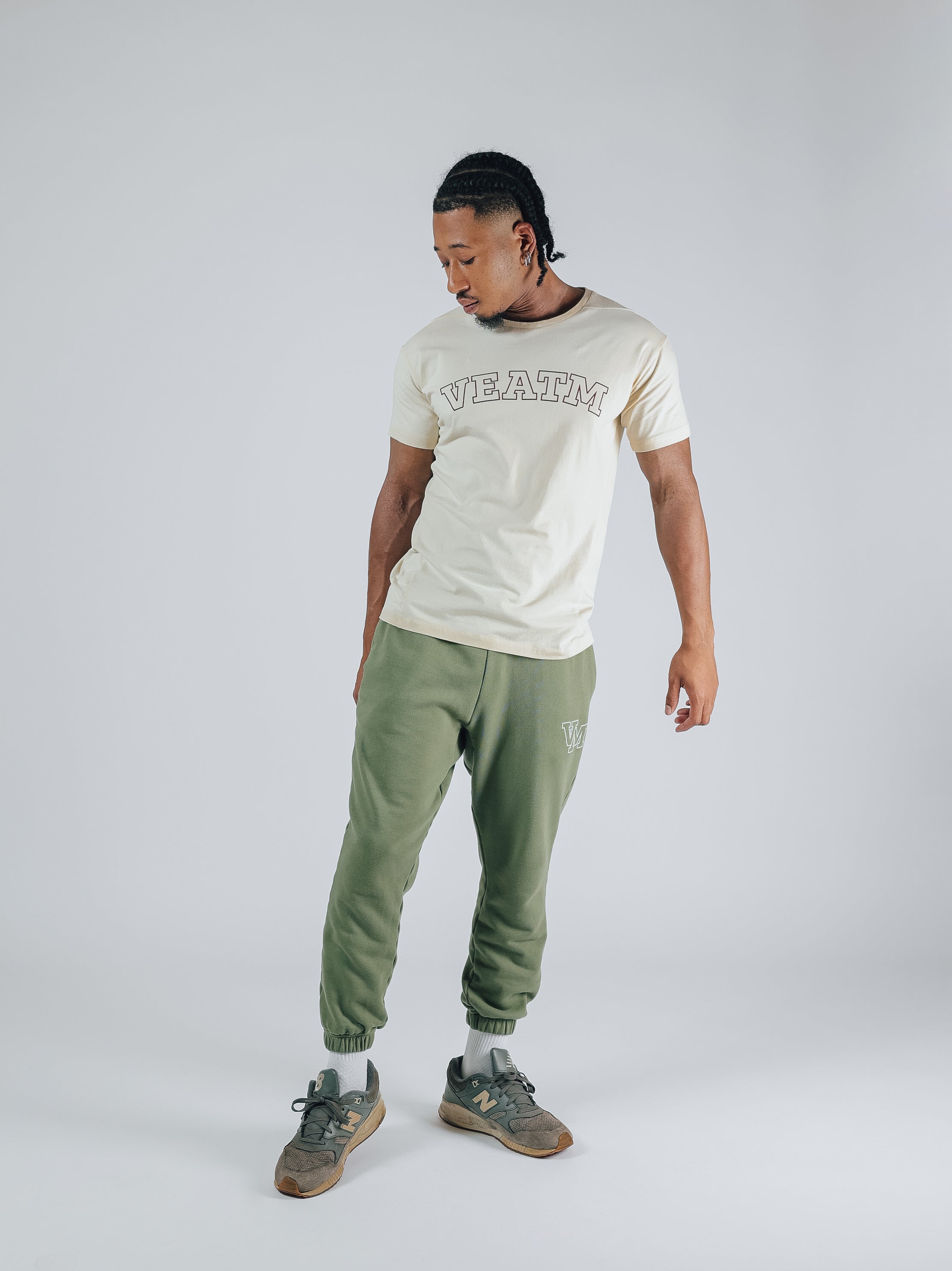 SHORT SLEEVE SLIM T-SHIRT【IVORY】