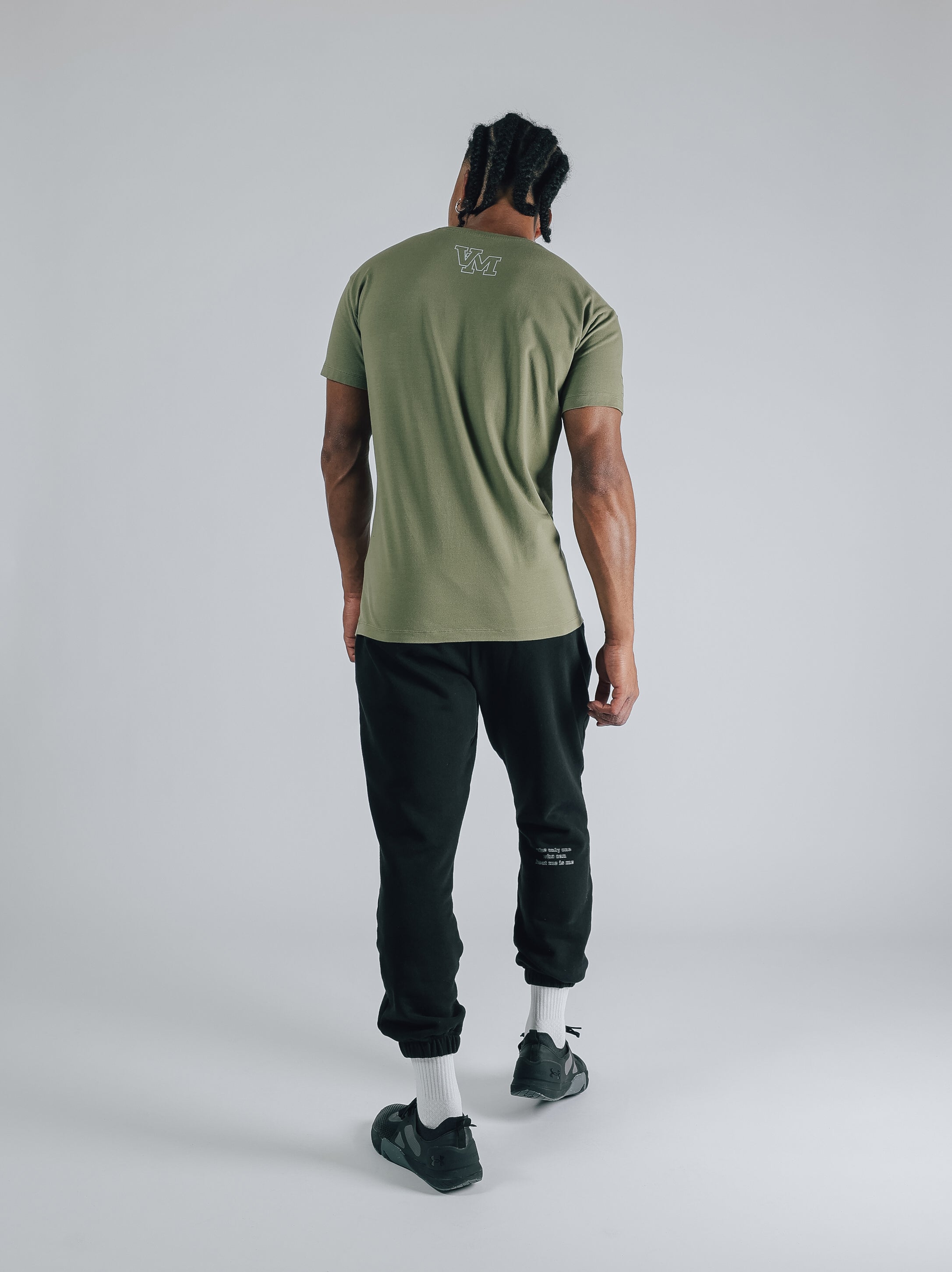 SHORT SLEEVE SLIM T-SHIRT【KHAKI】
