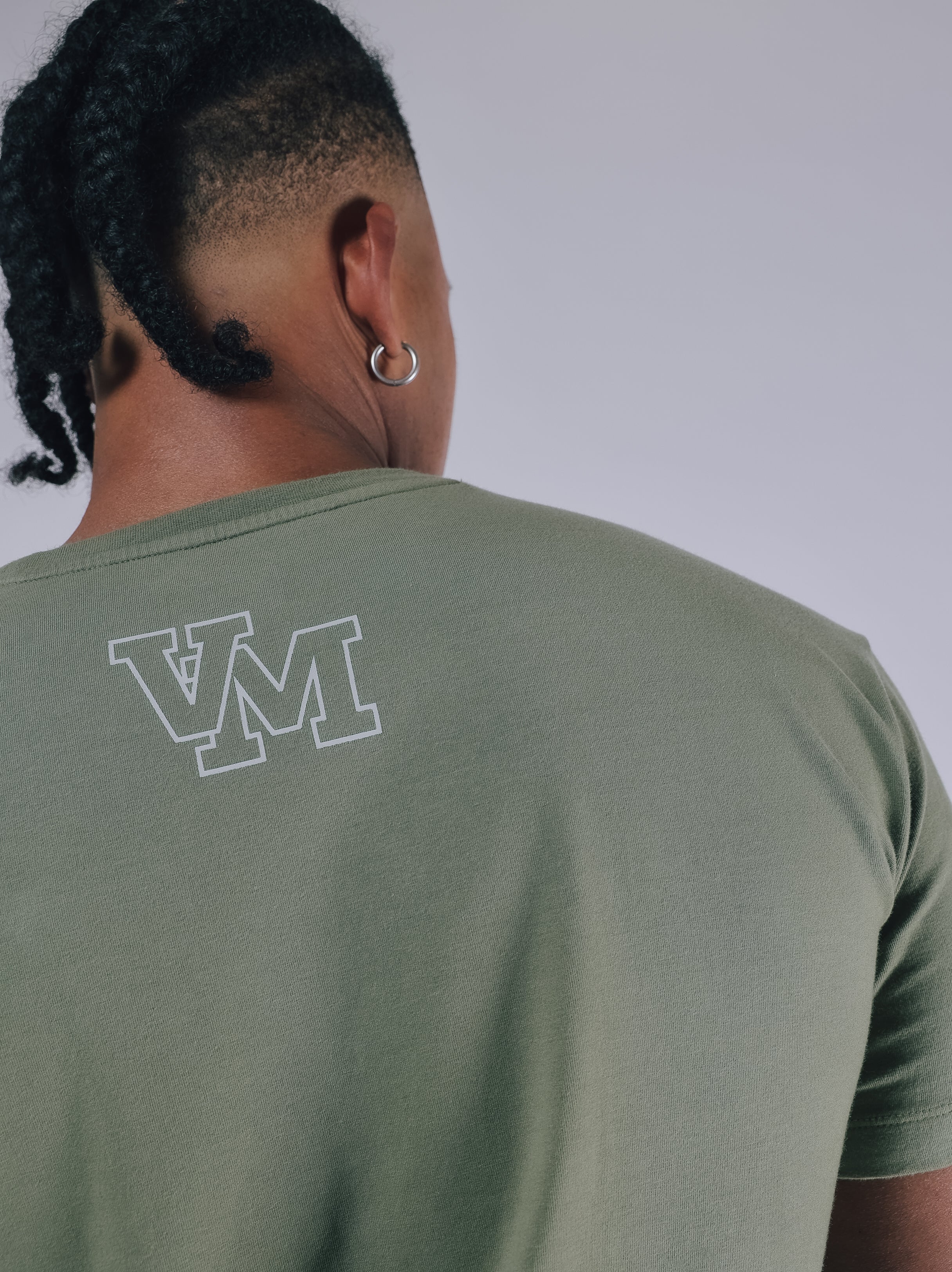 SHORT SLEEVE SLIM T-SHIRT【KHAKI】