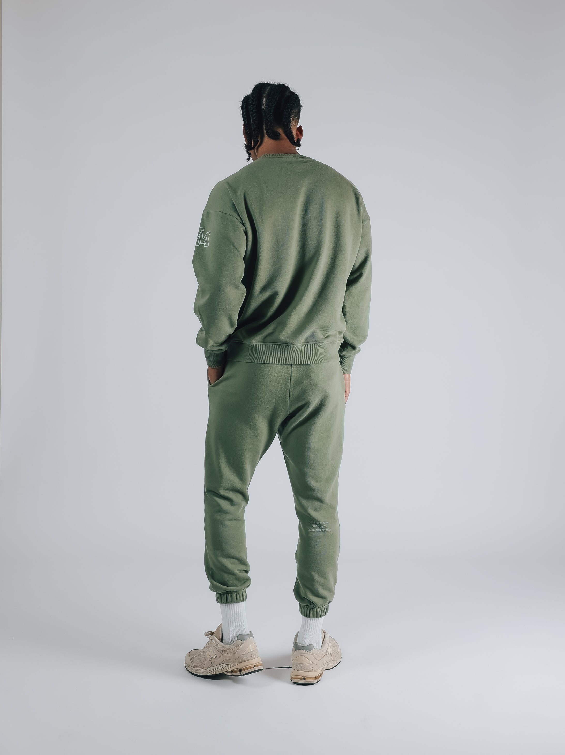 SWEAT CREW NECK PULLOVER【KHAKI】