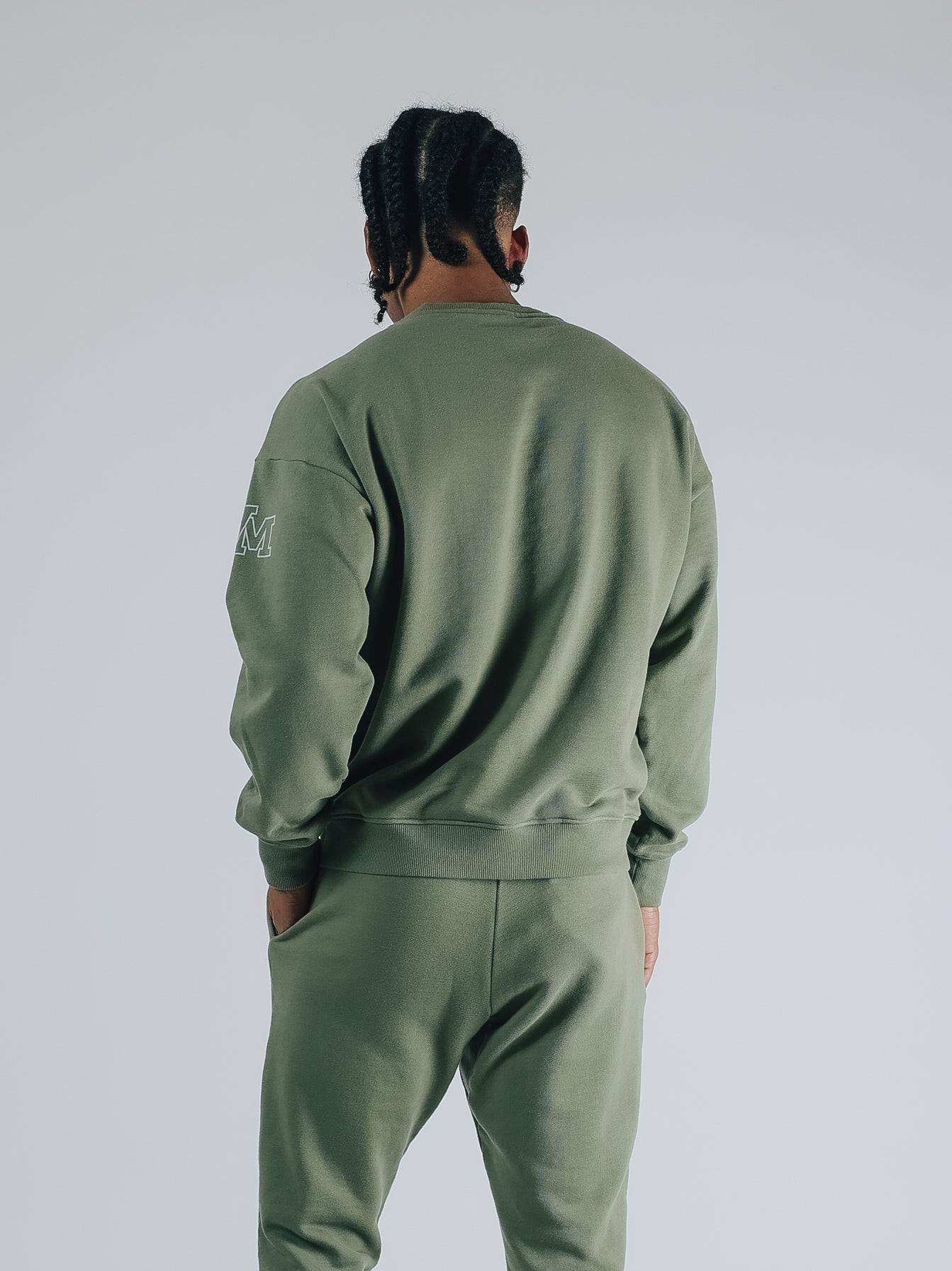 SWEAT CREW NECK PULLOVER【KHAKI】
