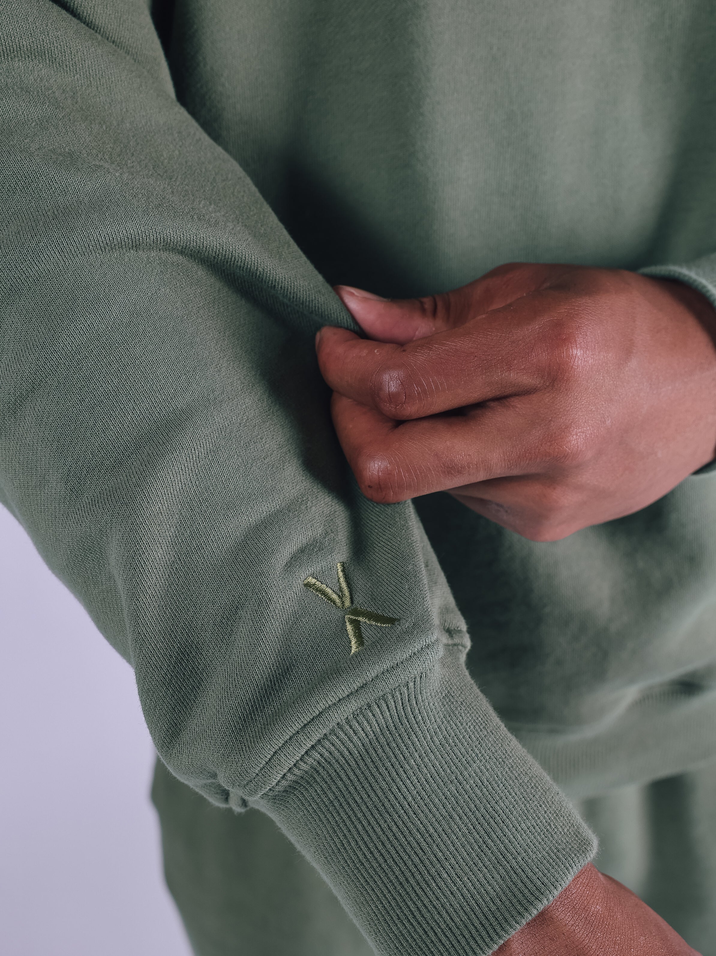 SWEAT CREW NECK PULLOVER【KHAKI】
