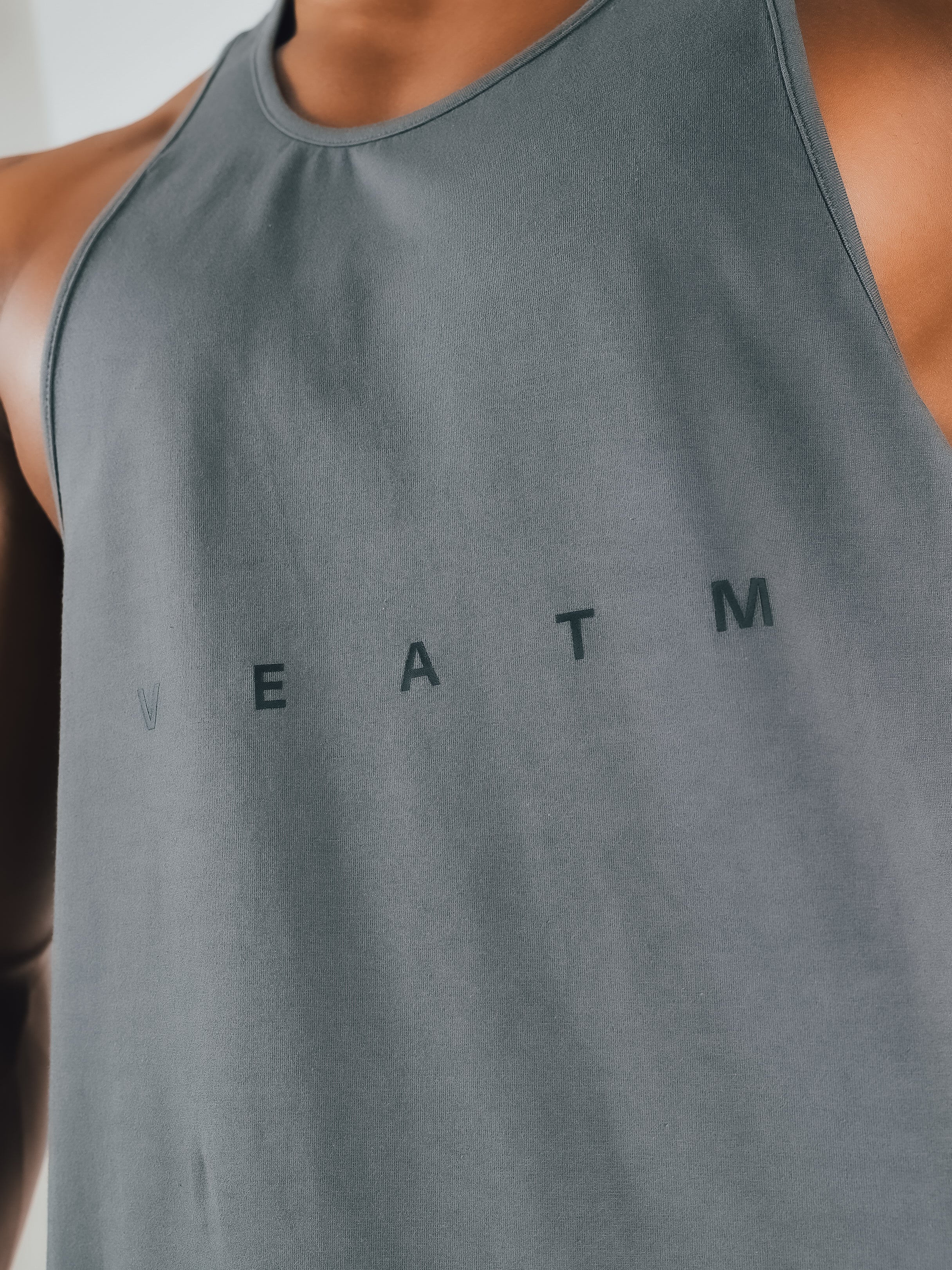 YBACK TANK TOP【CHARCOAL】