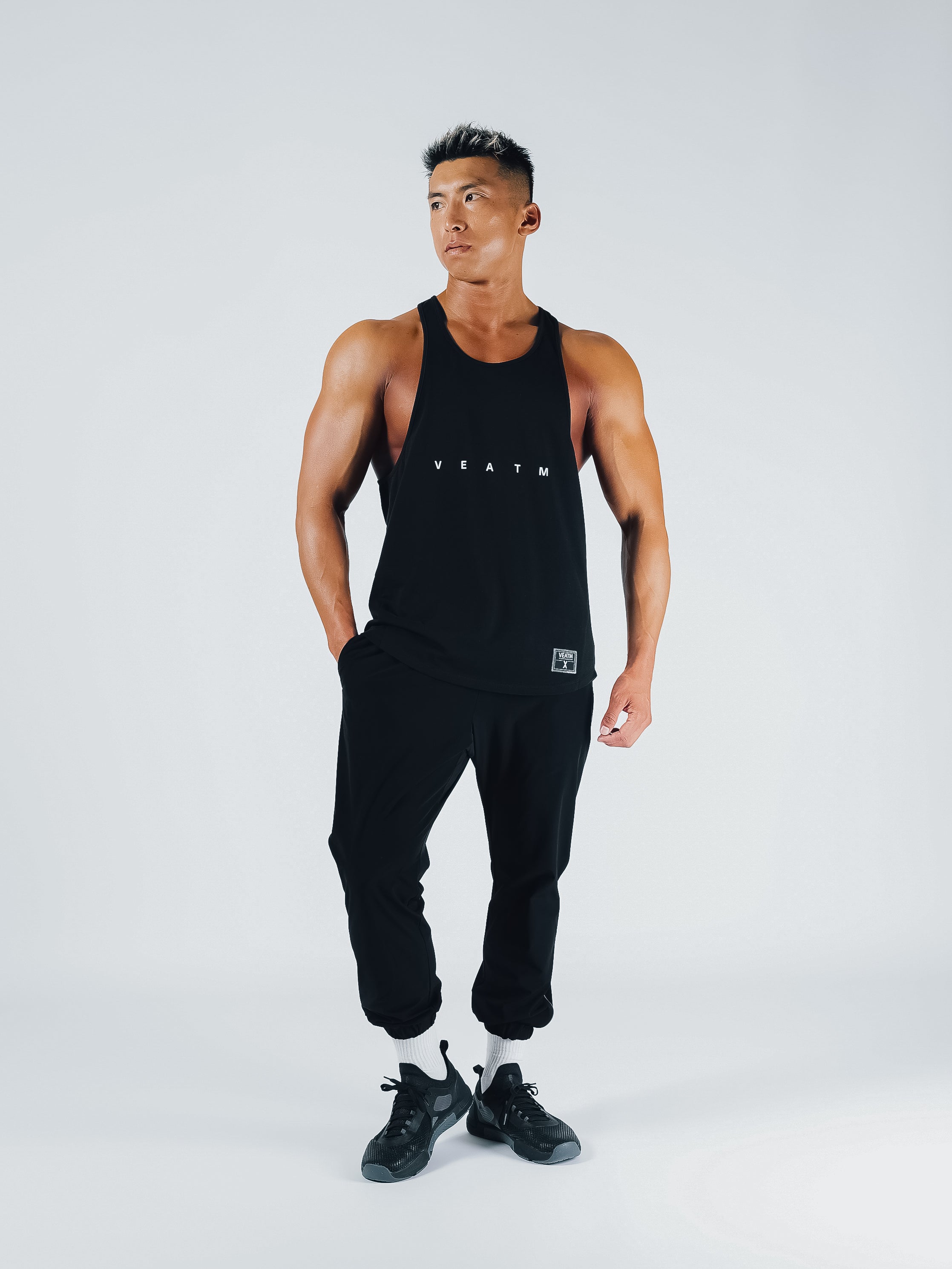 YBACK TANK TOP【BLACK】