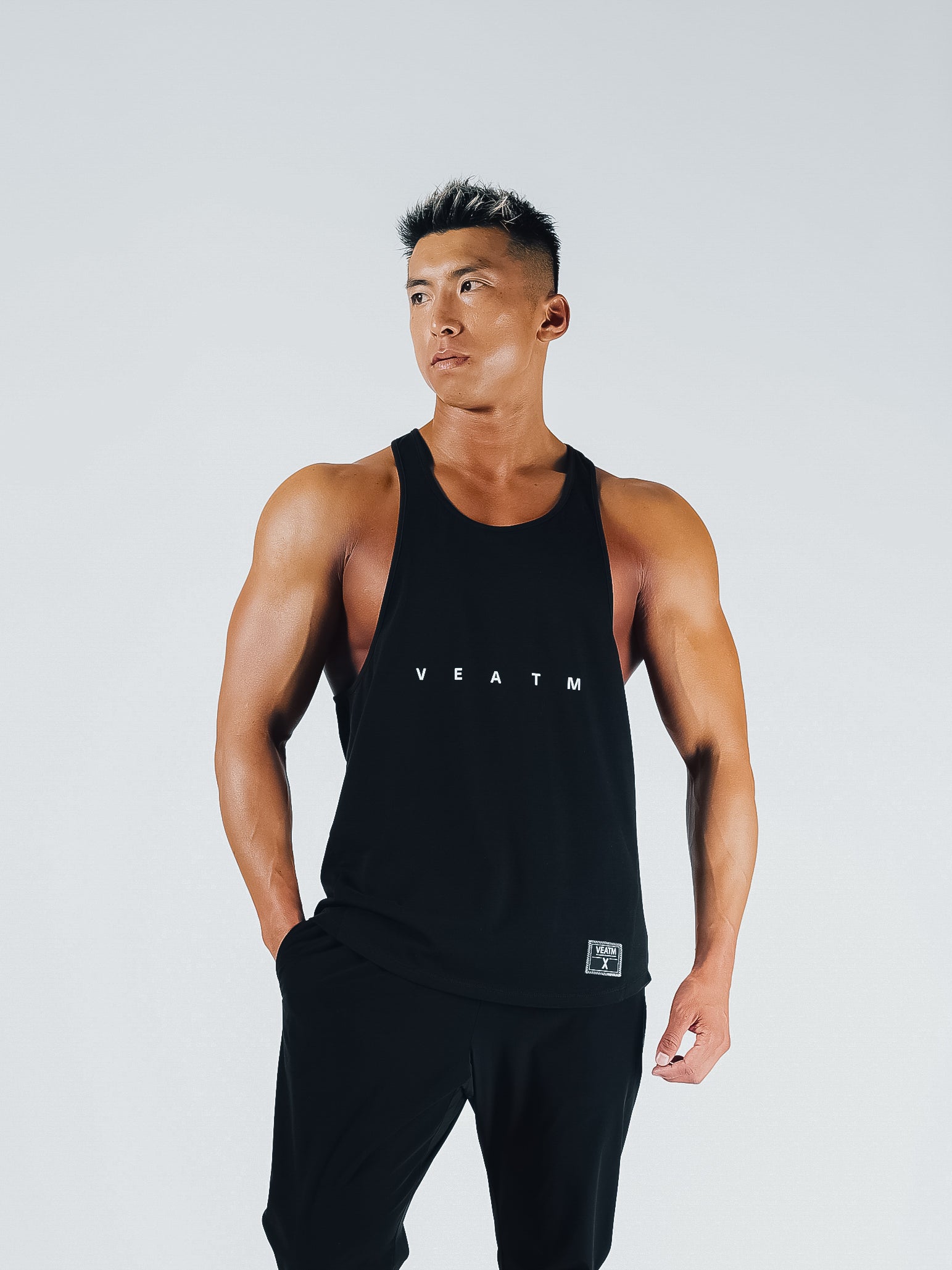 YBACK TANK TOP【BLACK】