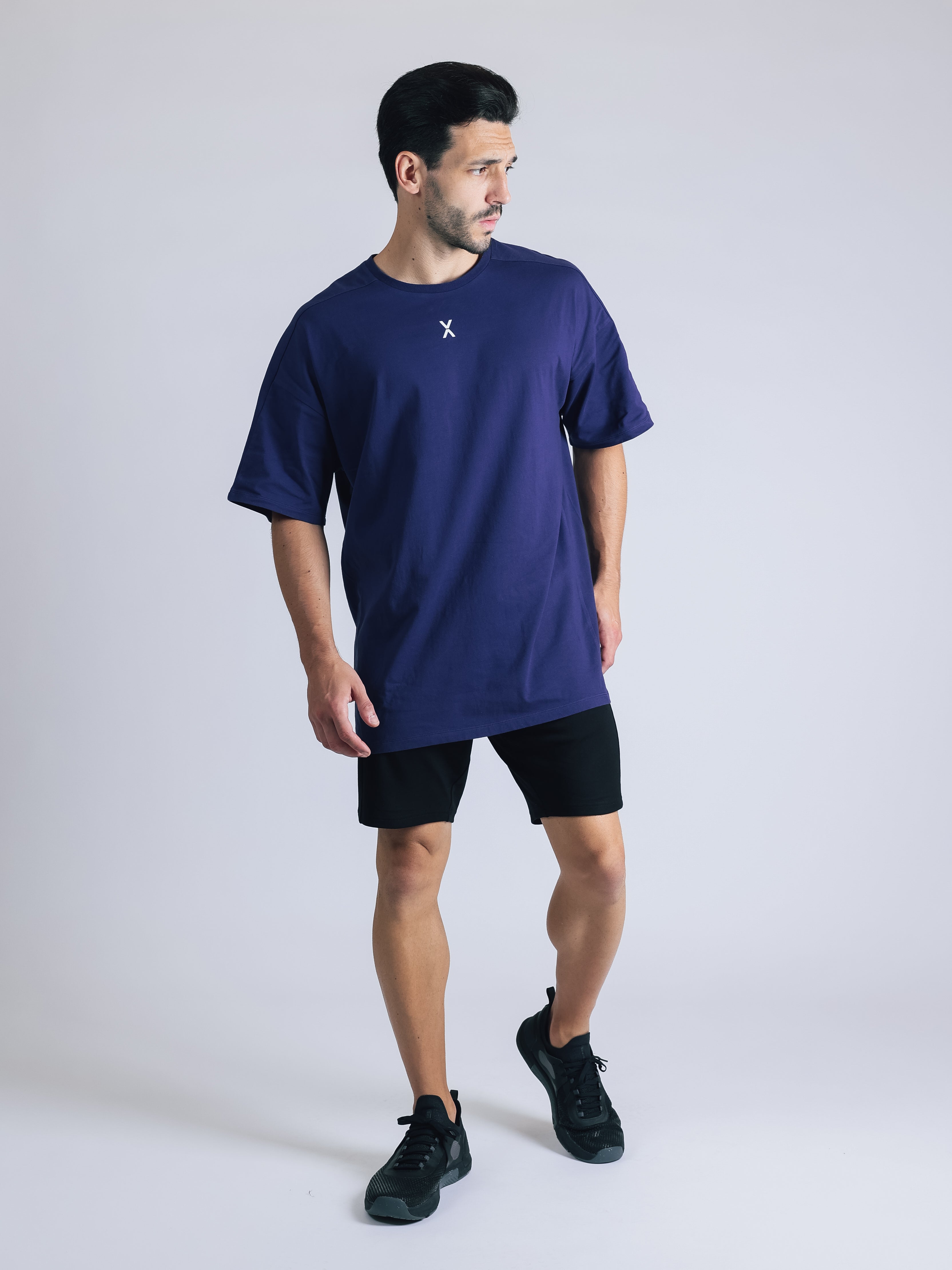 BACK LOGO SHORT SLEEVE BIG T-SHIRT【NAVY】