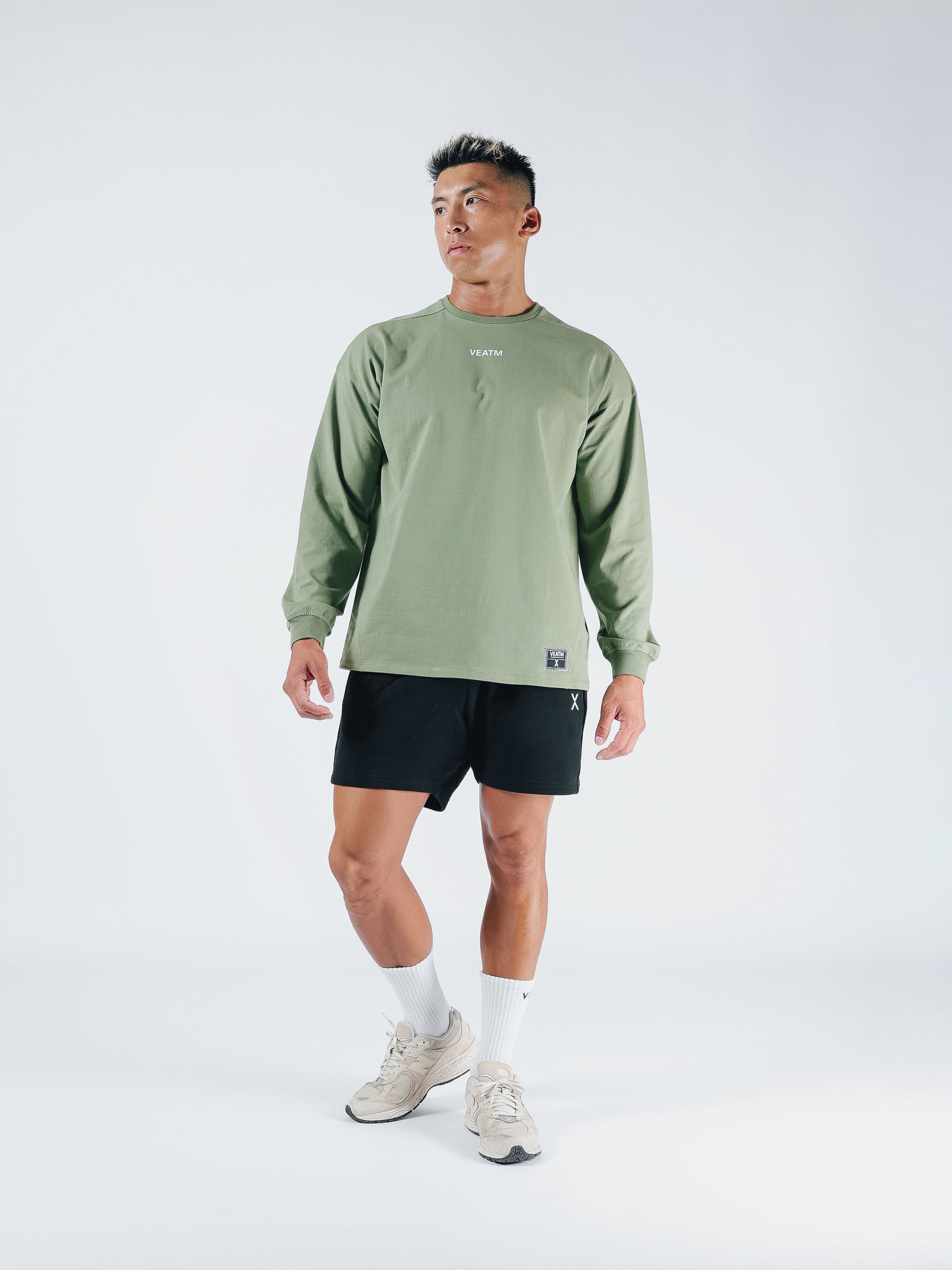 LONG SLEEVE BIG T-SHIRT【KHAKI】