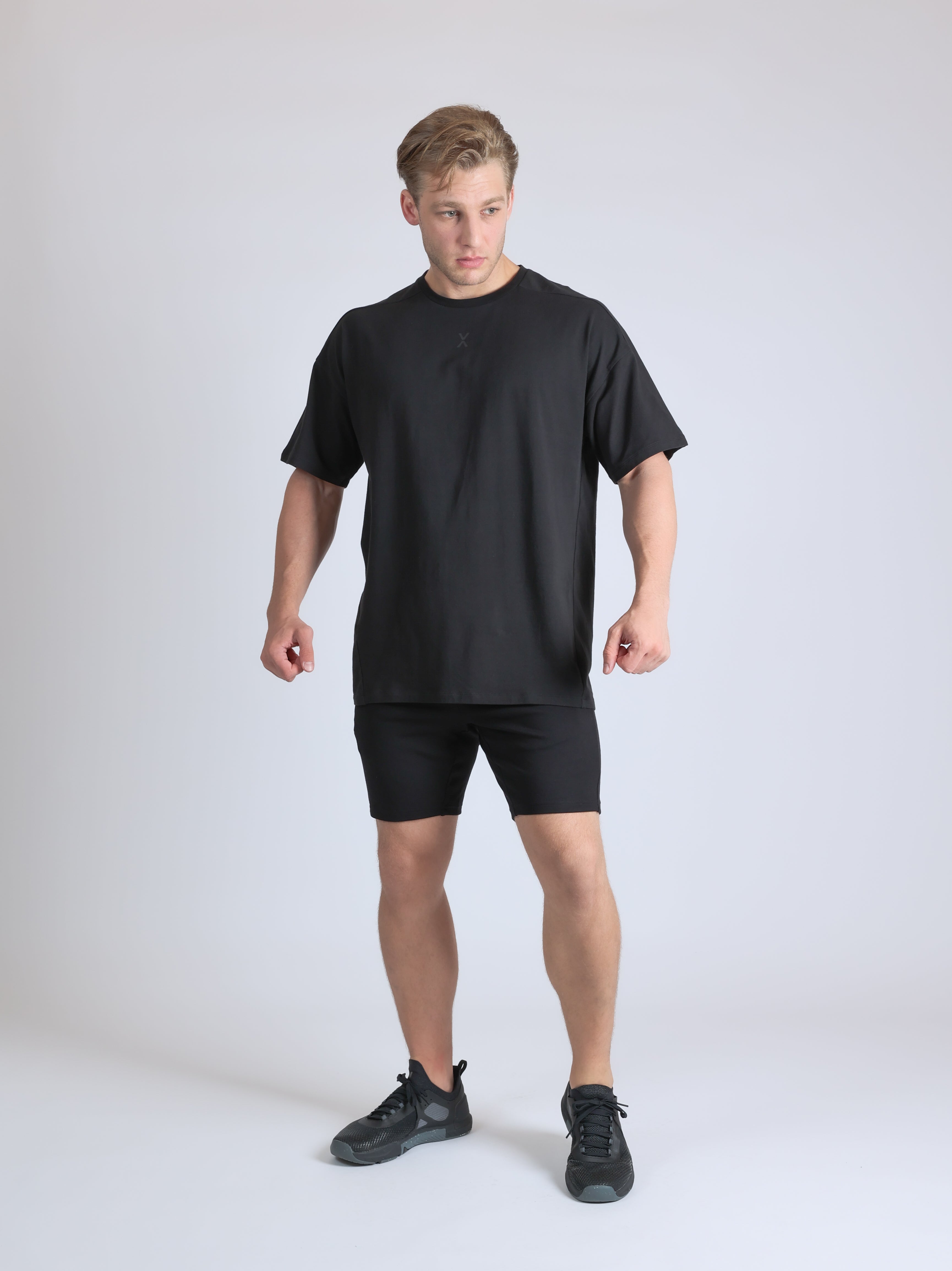 BACK LOGO SHORT SLEEVE BIG T-SHIRT【BLACK】