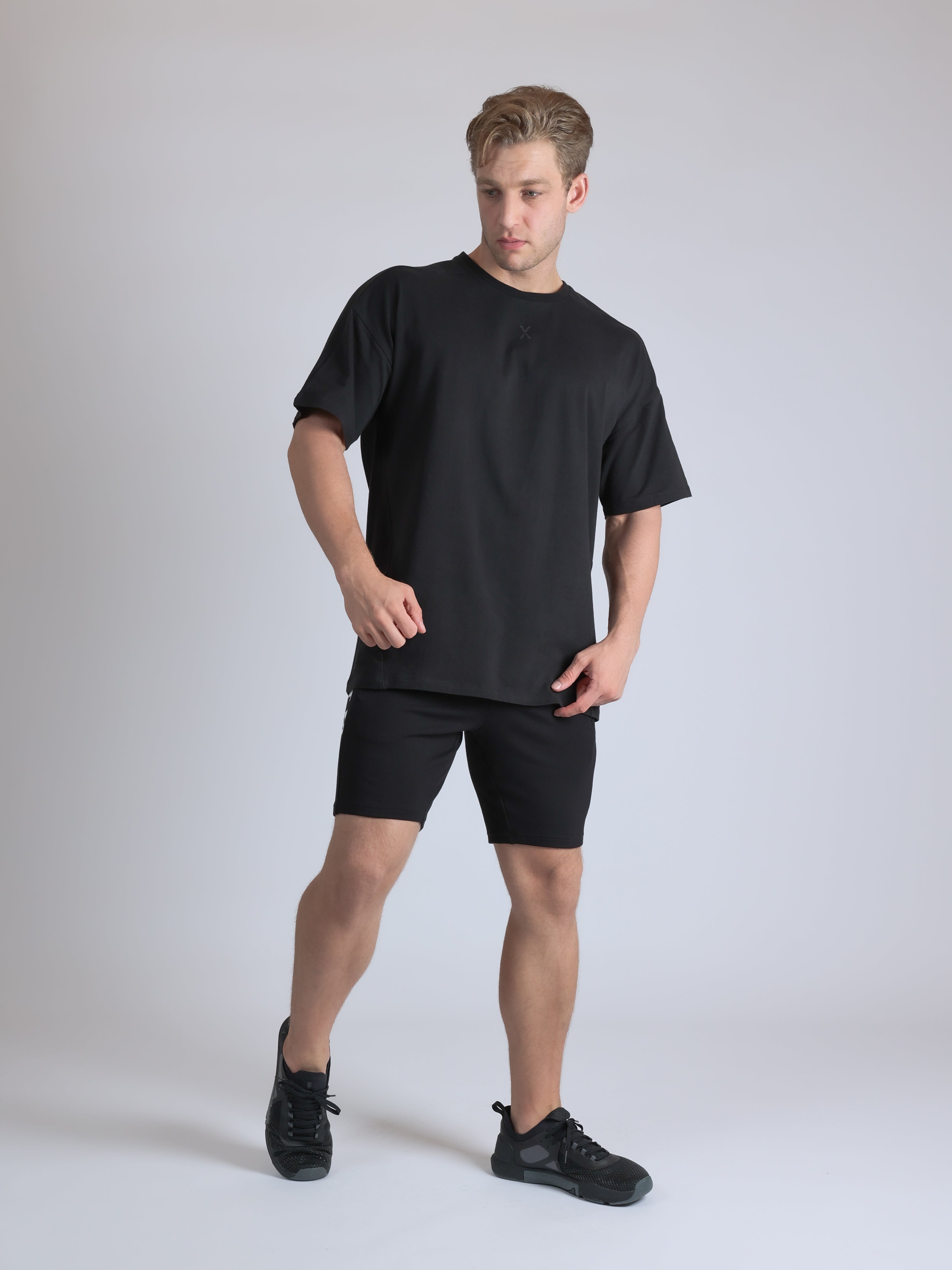 BACK LOGO SHORT SLEEVE BIG T-SHIRT【BLACK】