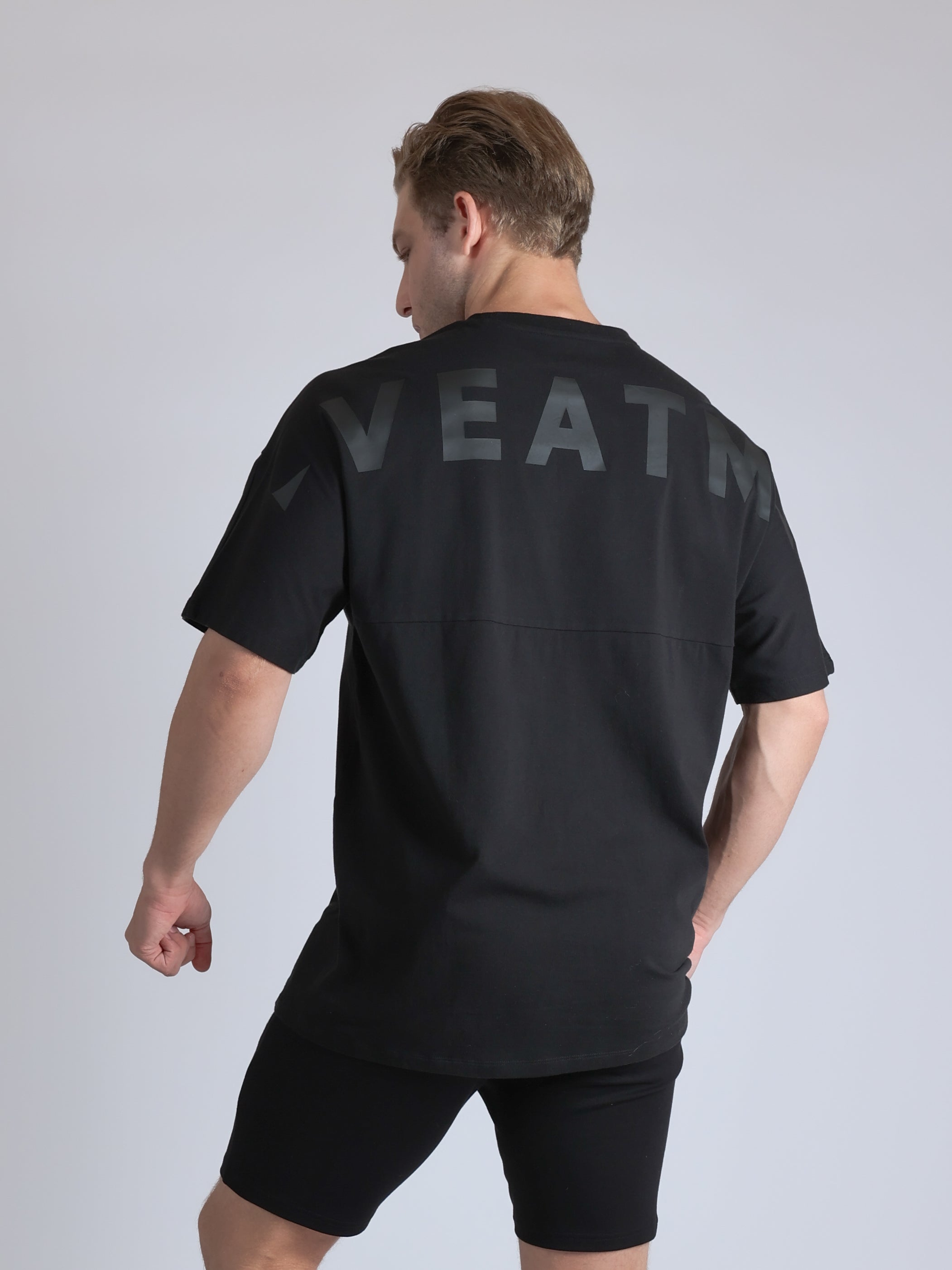 BACK LOGO SHORT SLEEVE BIG T-SHIRT【BLACK】