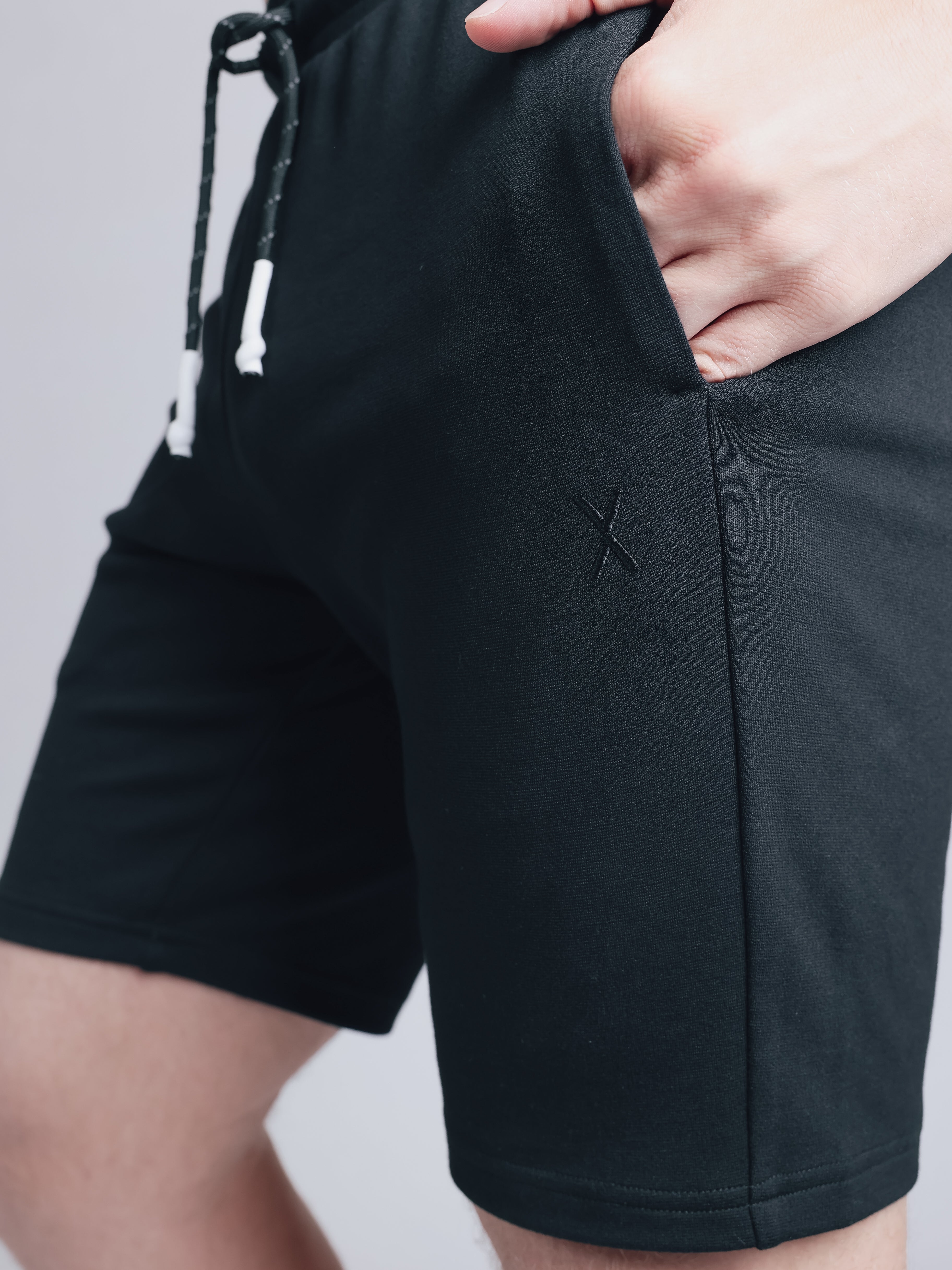 WARM UP STRETCH SHORT PANTS【BLACK】