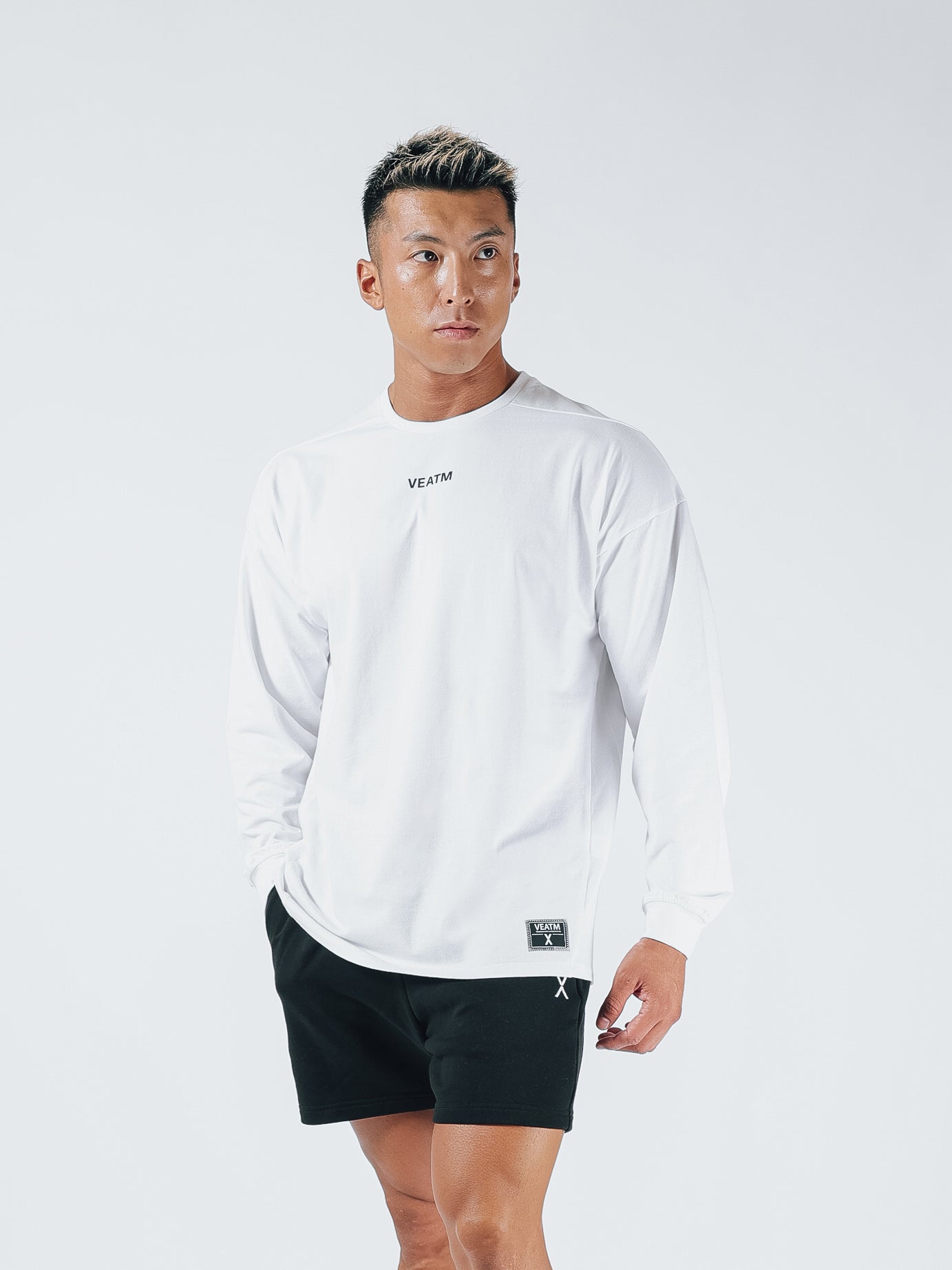 LONG SLEEVE BIG T-SHIRT【OFF WHITE】