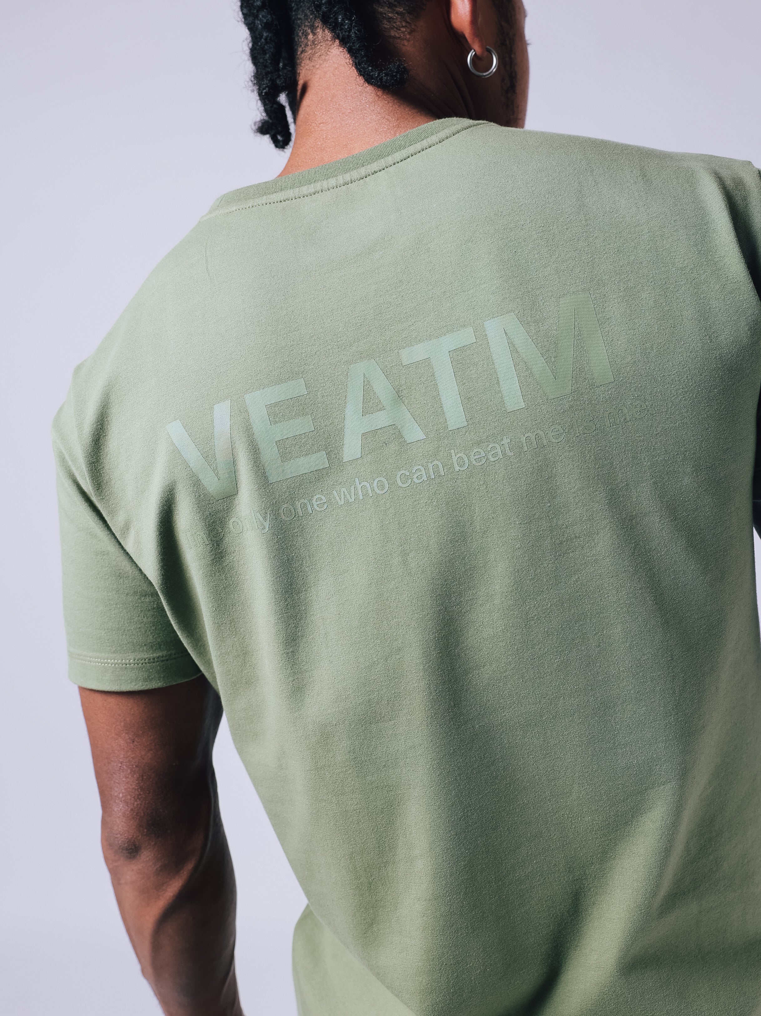 SHORT SLEEVE SLIM T-SHIRT【KHAKI】