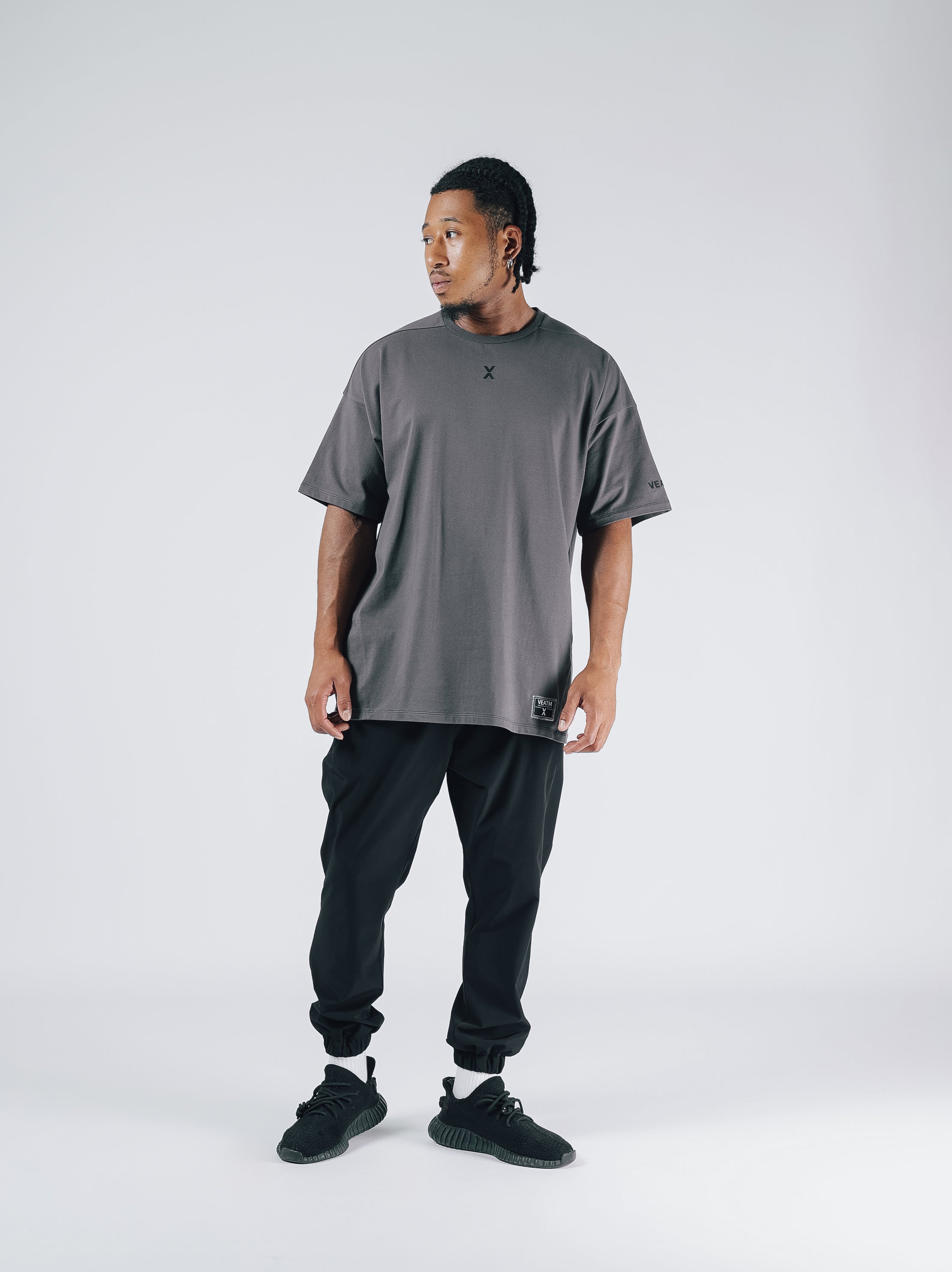 SHORT SLEEVE BIG T-SHIRT【CHARCOAL】
