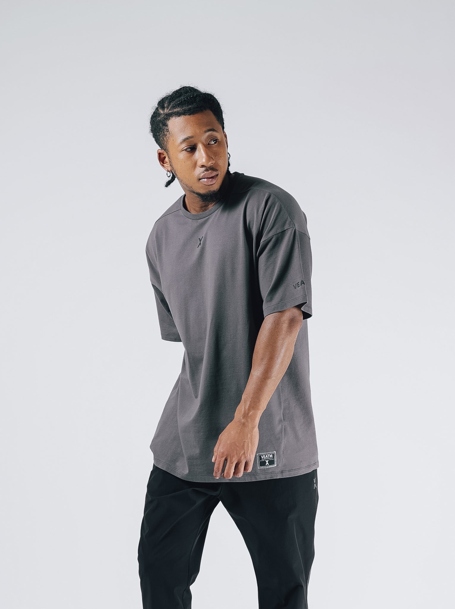 SHORT SLEEVE BIG T-SHIRT【CHARCOAL】