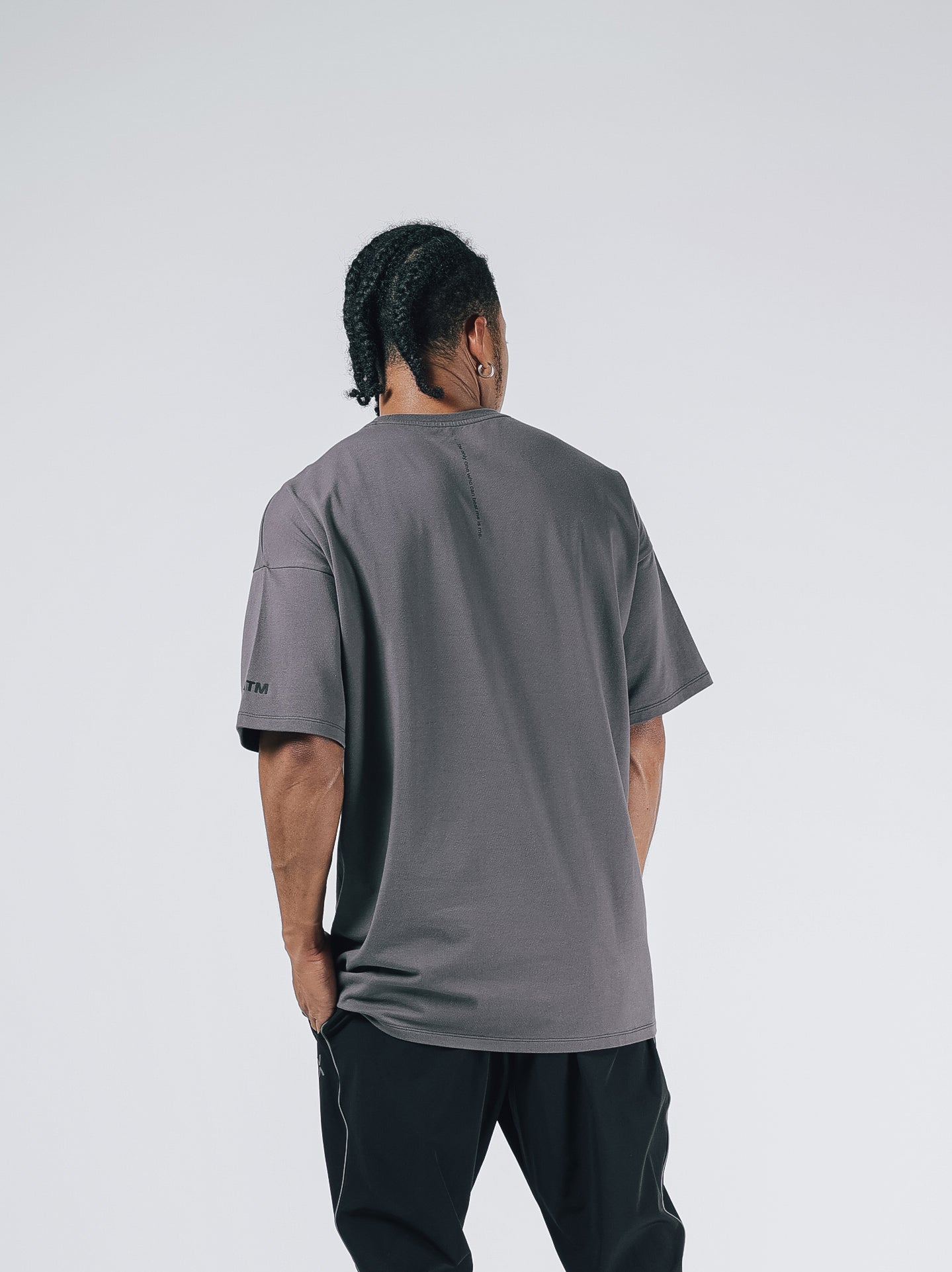 SHORT SLEEVE BIG T-SHIRT【CHARCOAL】