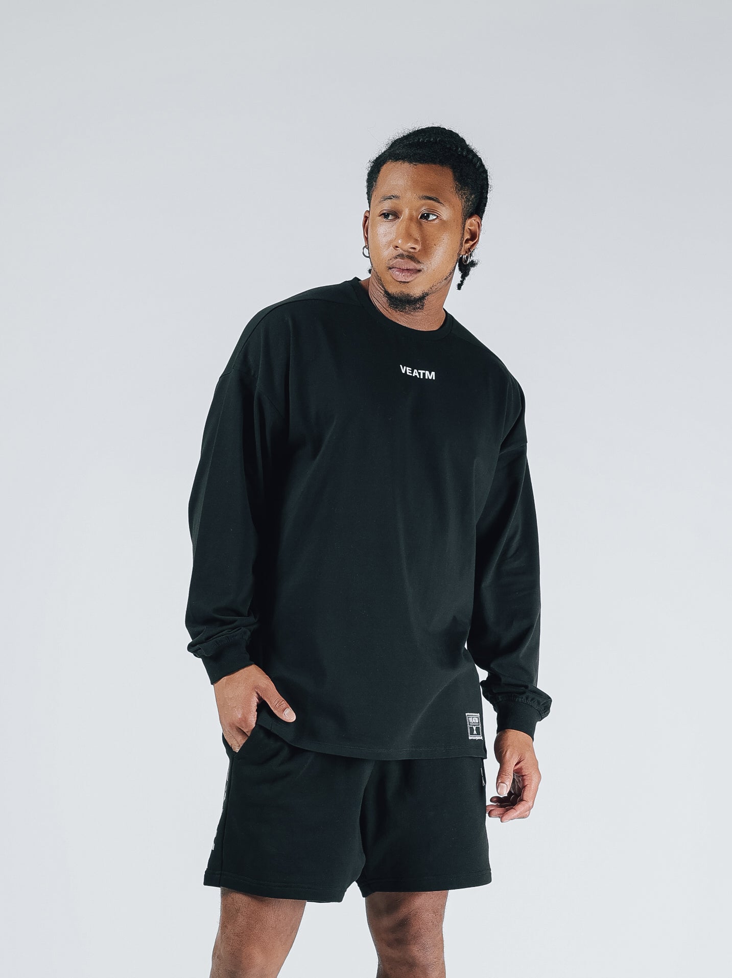 LONG SLEEVE BIG T-SHIRT【BLACK】