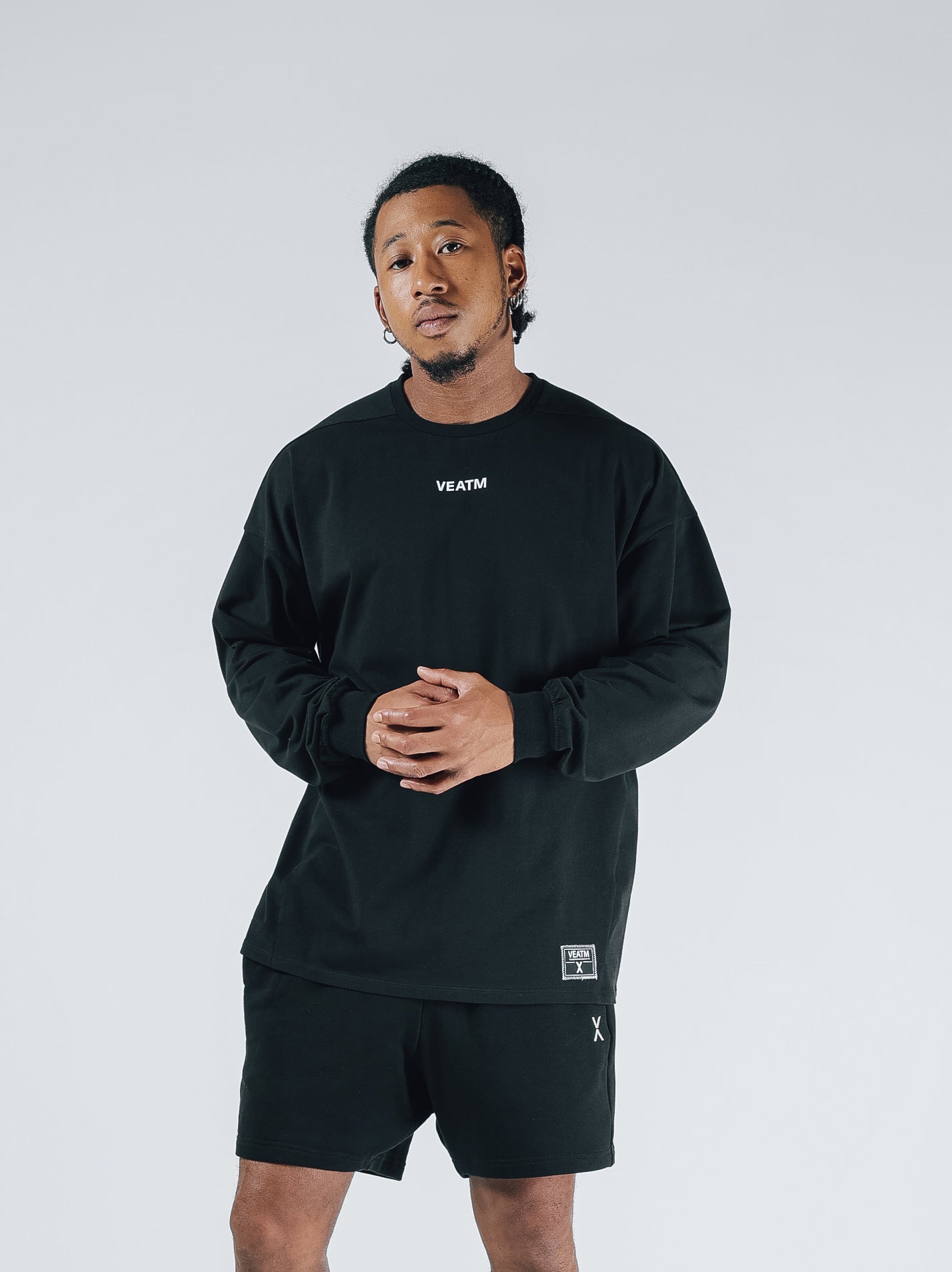 LONG SLEEVE BIG T-SHIRT【BLACK】