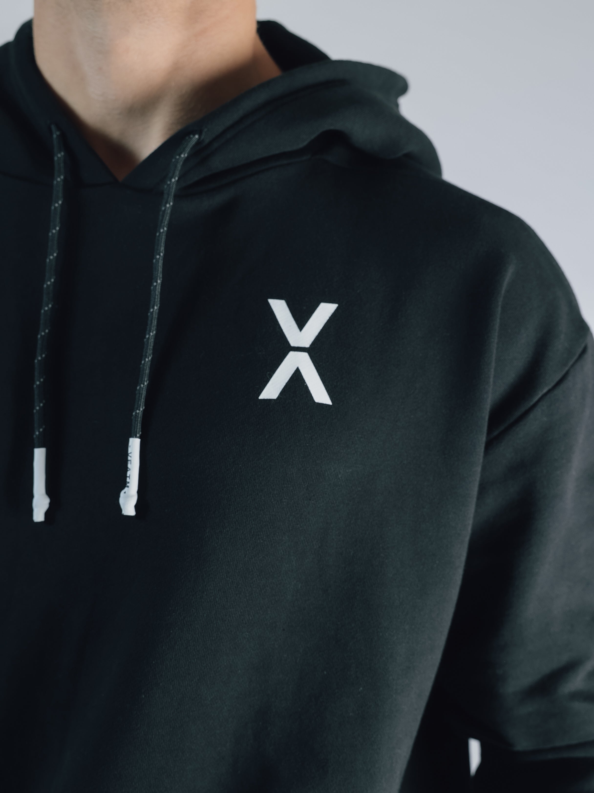 POWER HOUSE LOGO SWEAT HOODIE【BLACK】