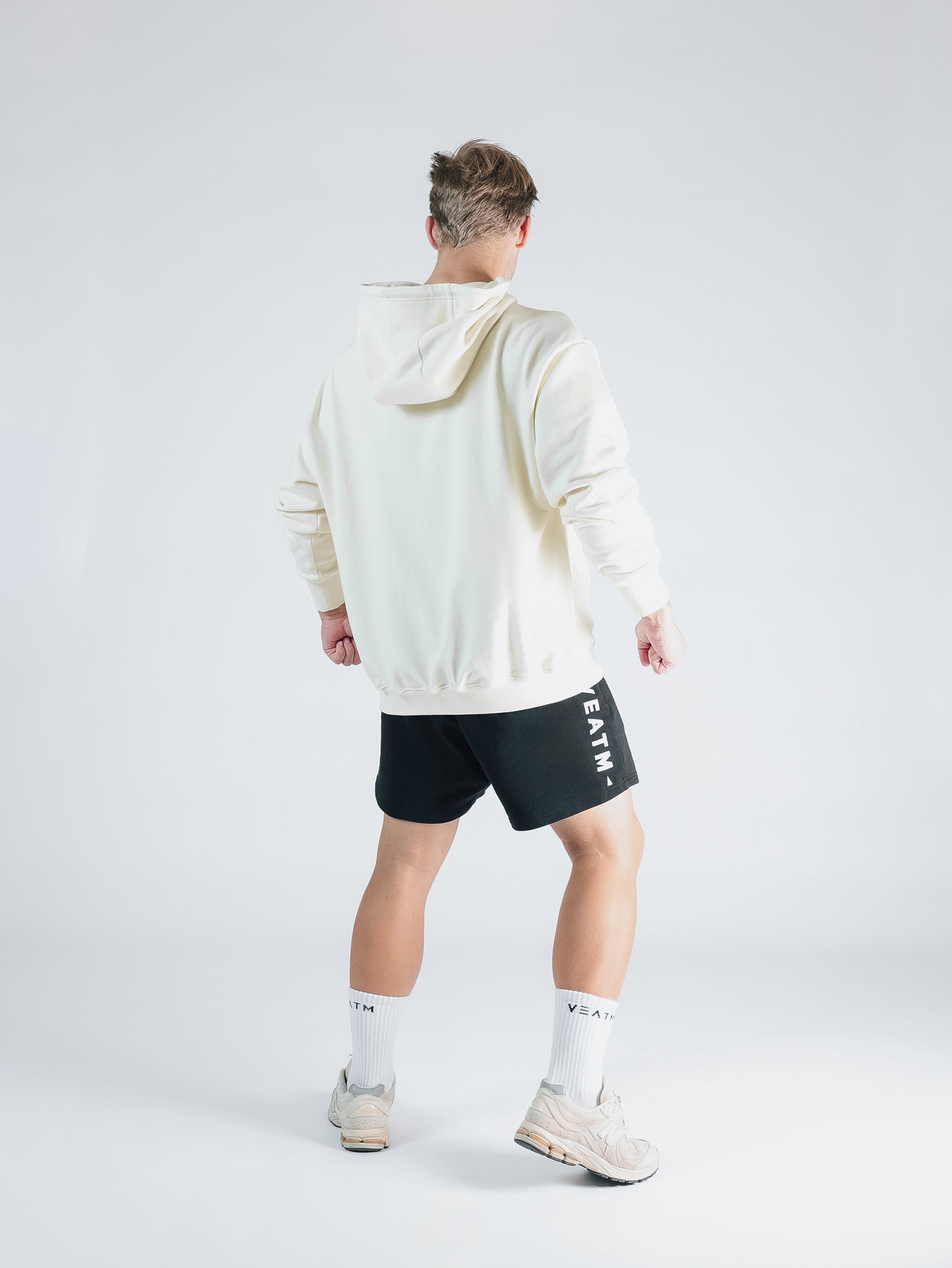 POWER HOUSE LOGO SWEAT HOODIE【IVORY】