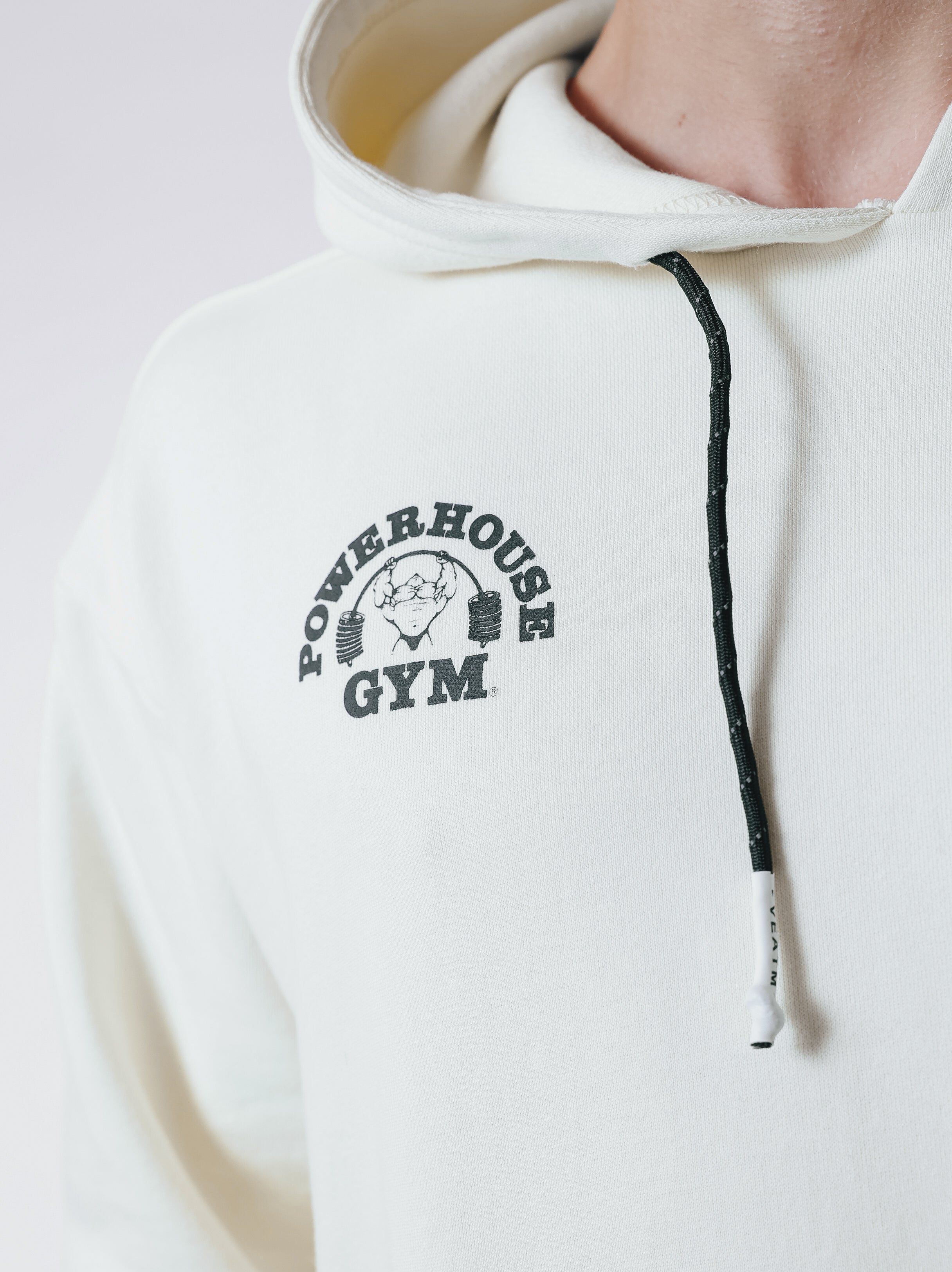 POWER HOUSE LOGO SWEAT HOODIE【IVORY】