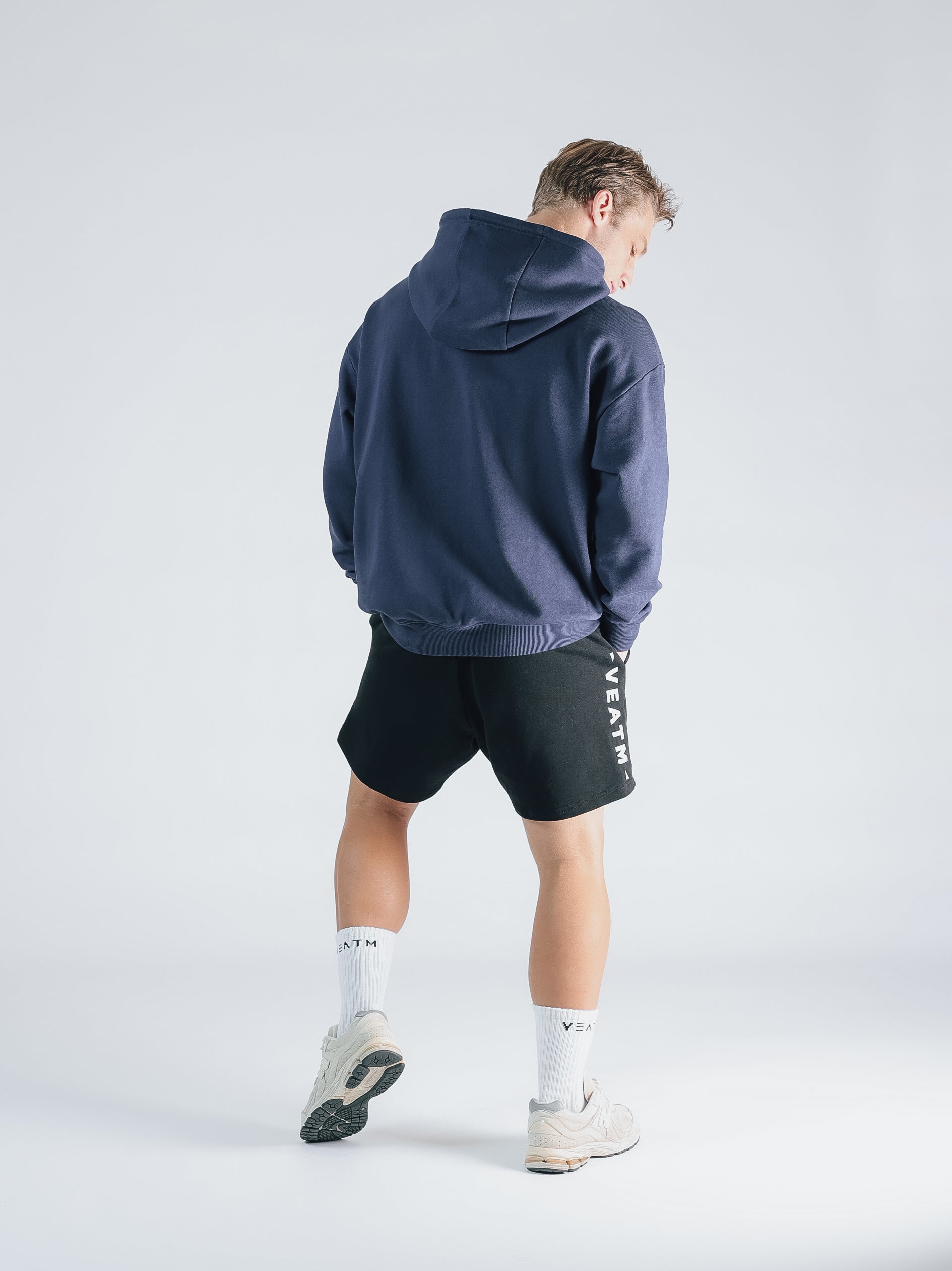 POWER HOUSE LOGO SWEAT HOODIE【BLUE】