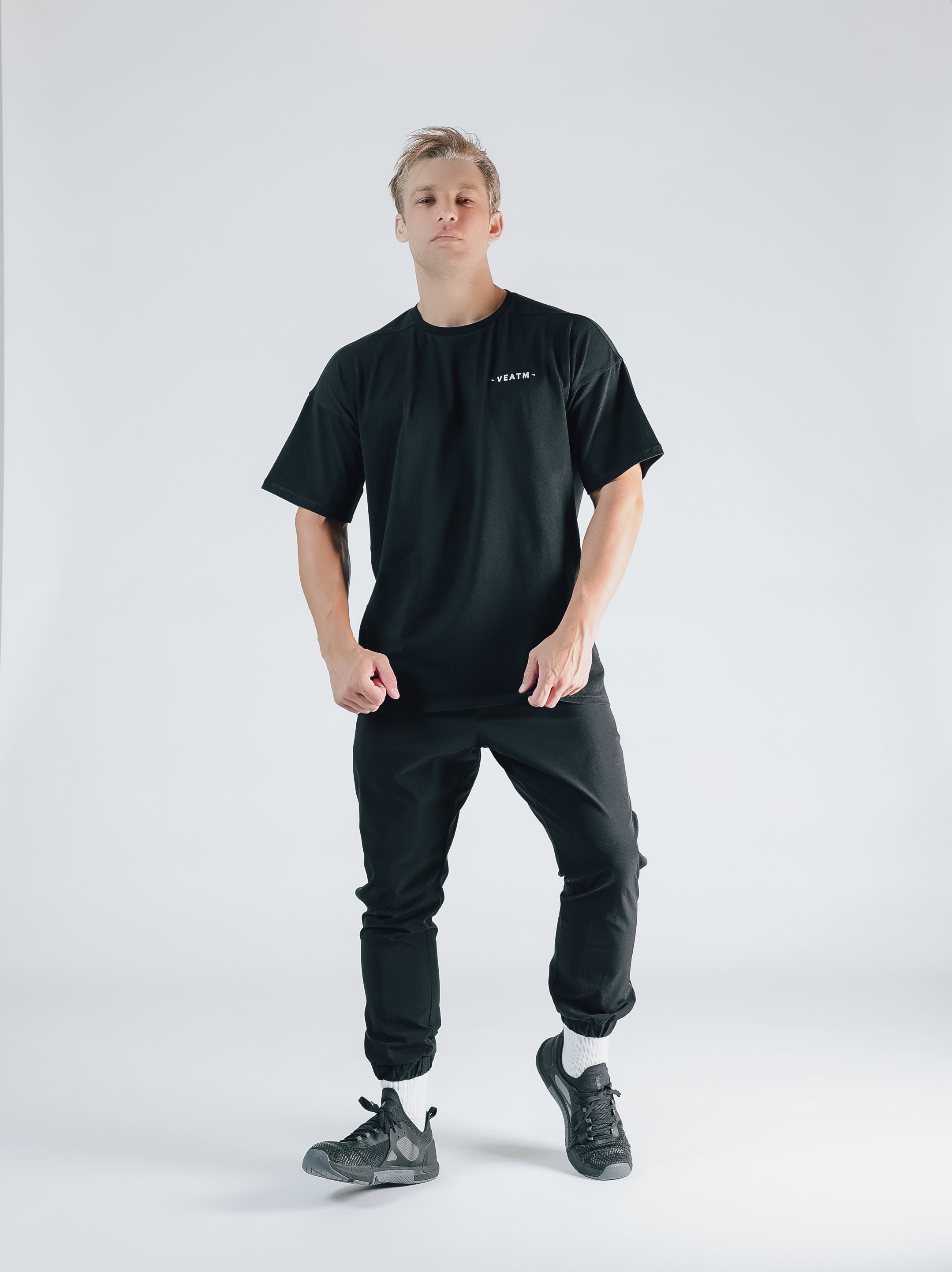 POWER HOUSE LOGO BIG T-SHIRT【BLACK】