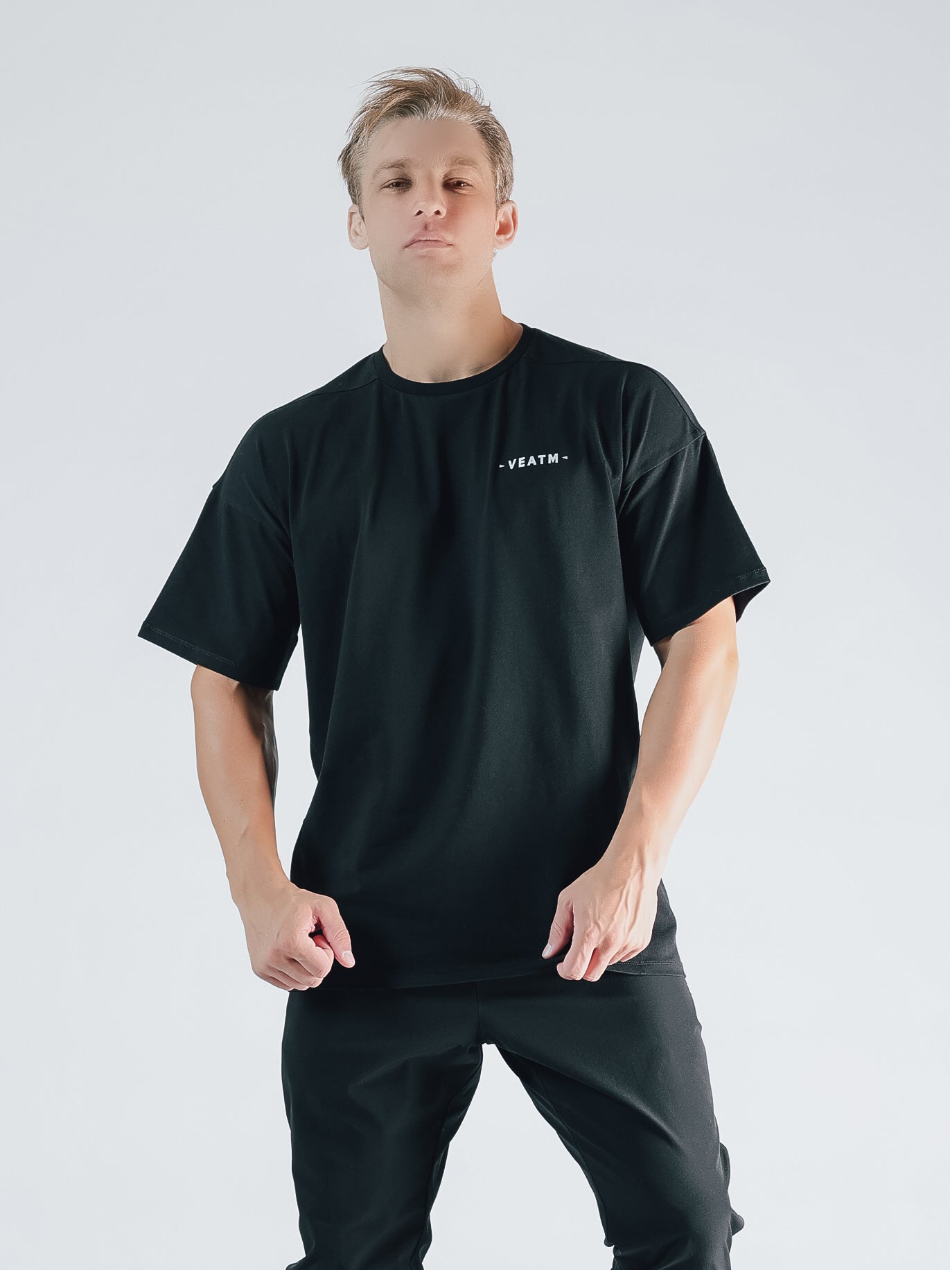 POWER HOUSE LOGO BIG T-SHIRT【BLACK】