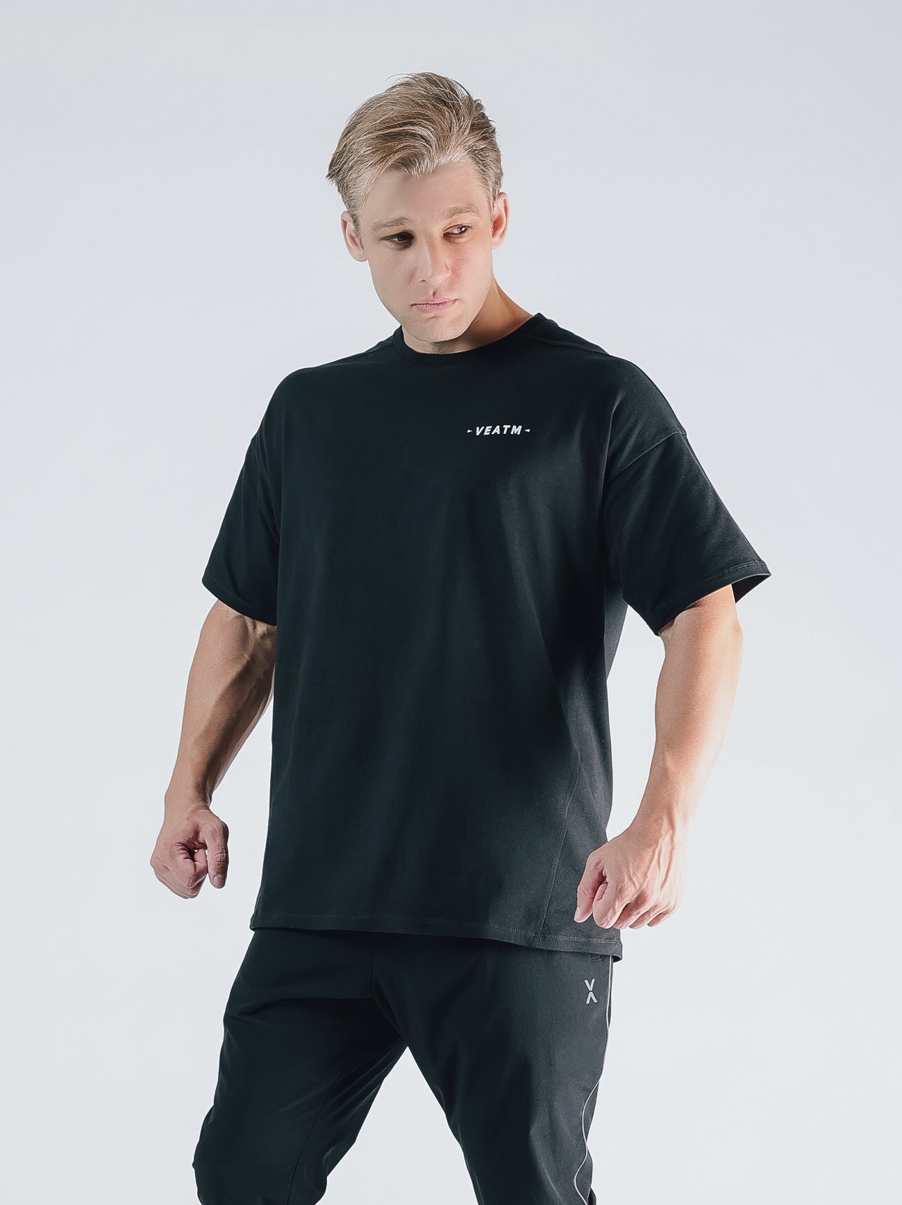POWER HOUSE LOGO BIG T-SHIRT【BLACK】