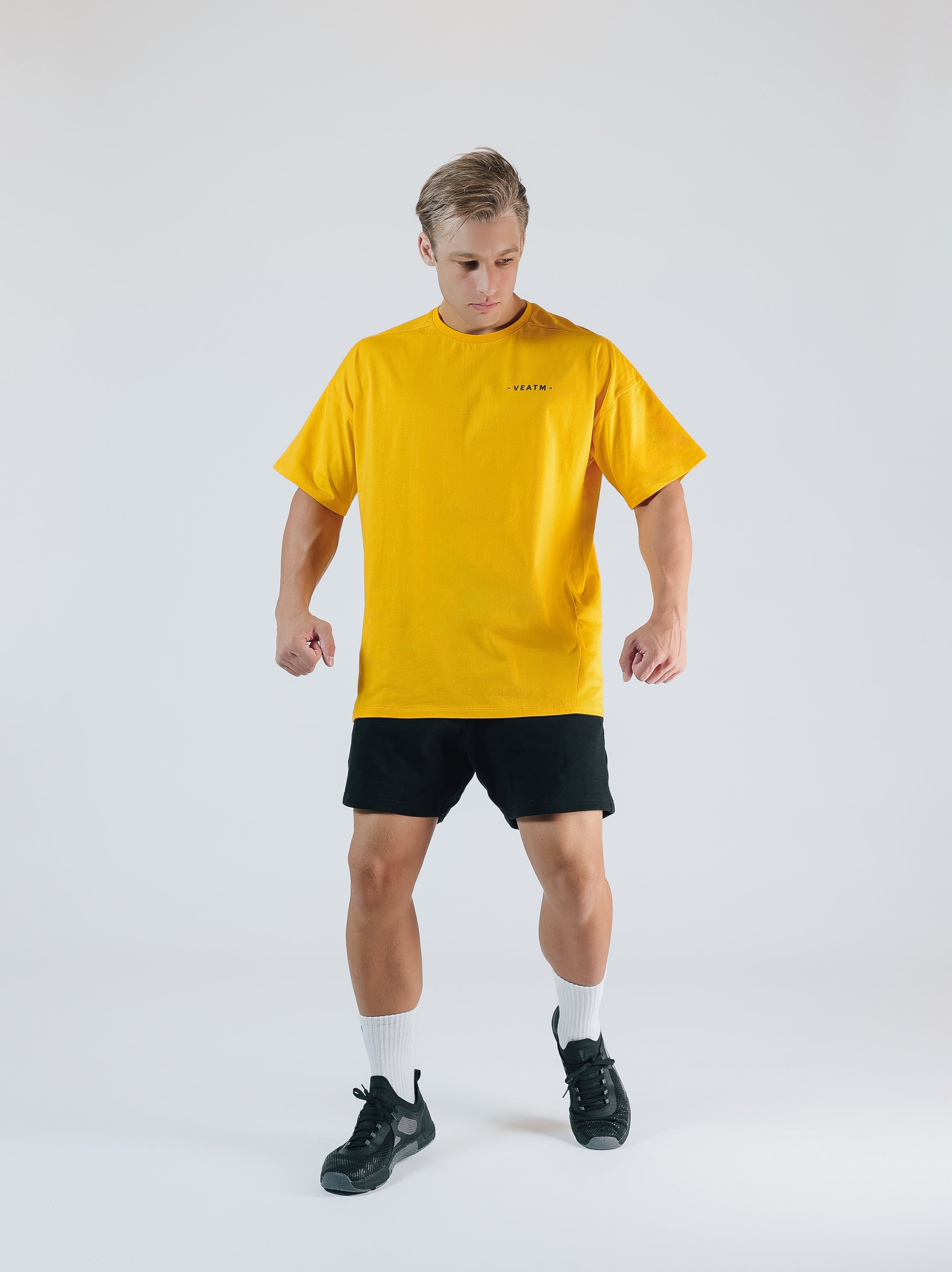POWER HOUSE LOGO BIG T-SHIRT【YELLOW】