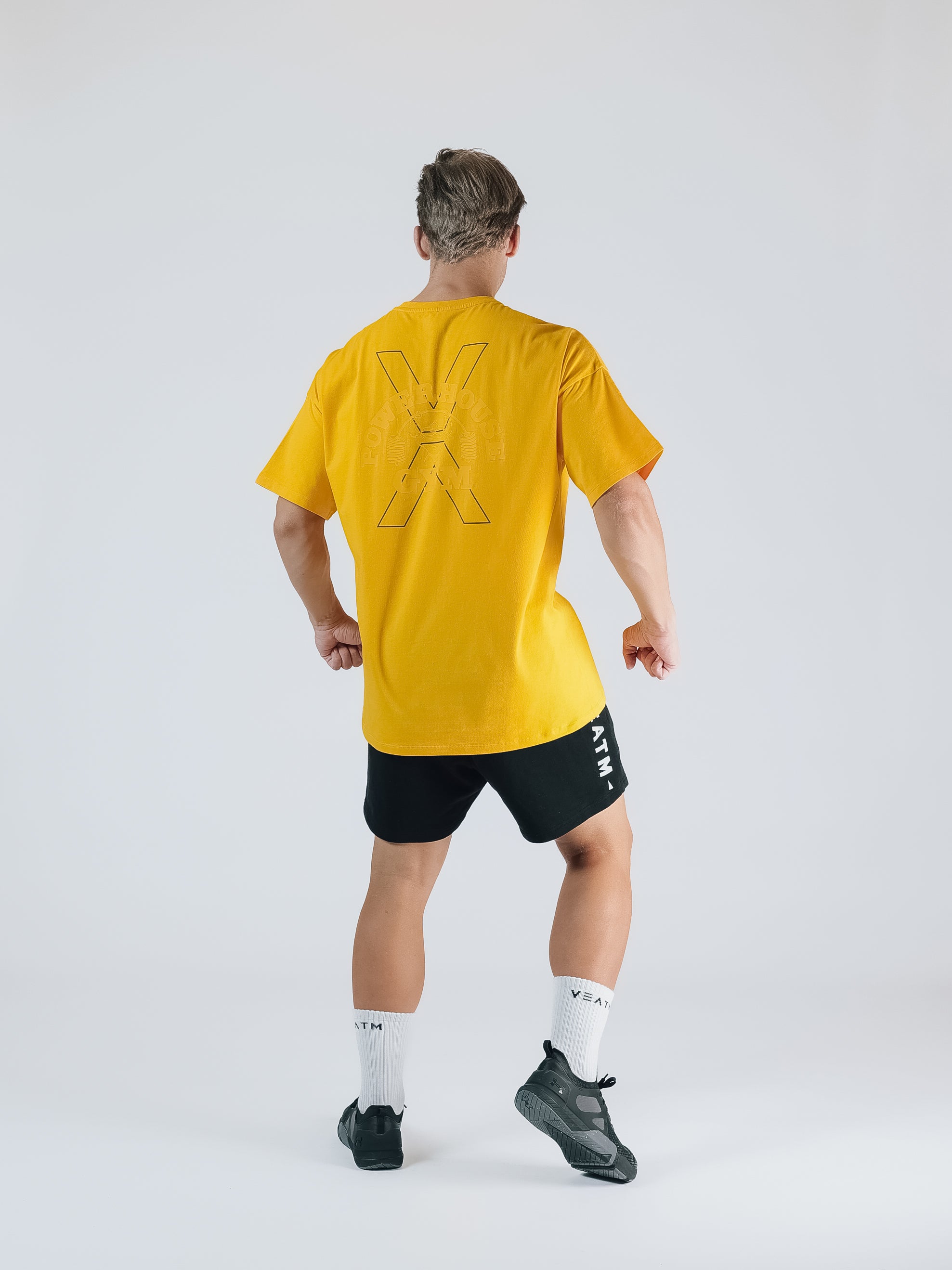 POWER HOUSE LOGO BIG T-SHIRT【YELLOW】