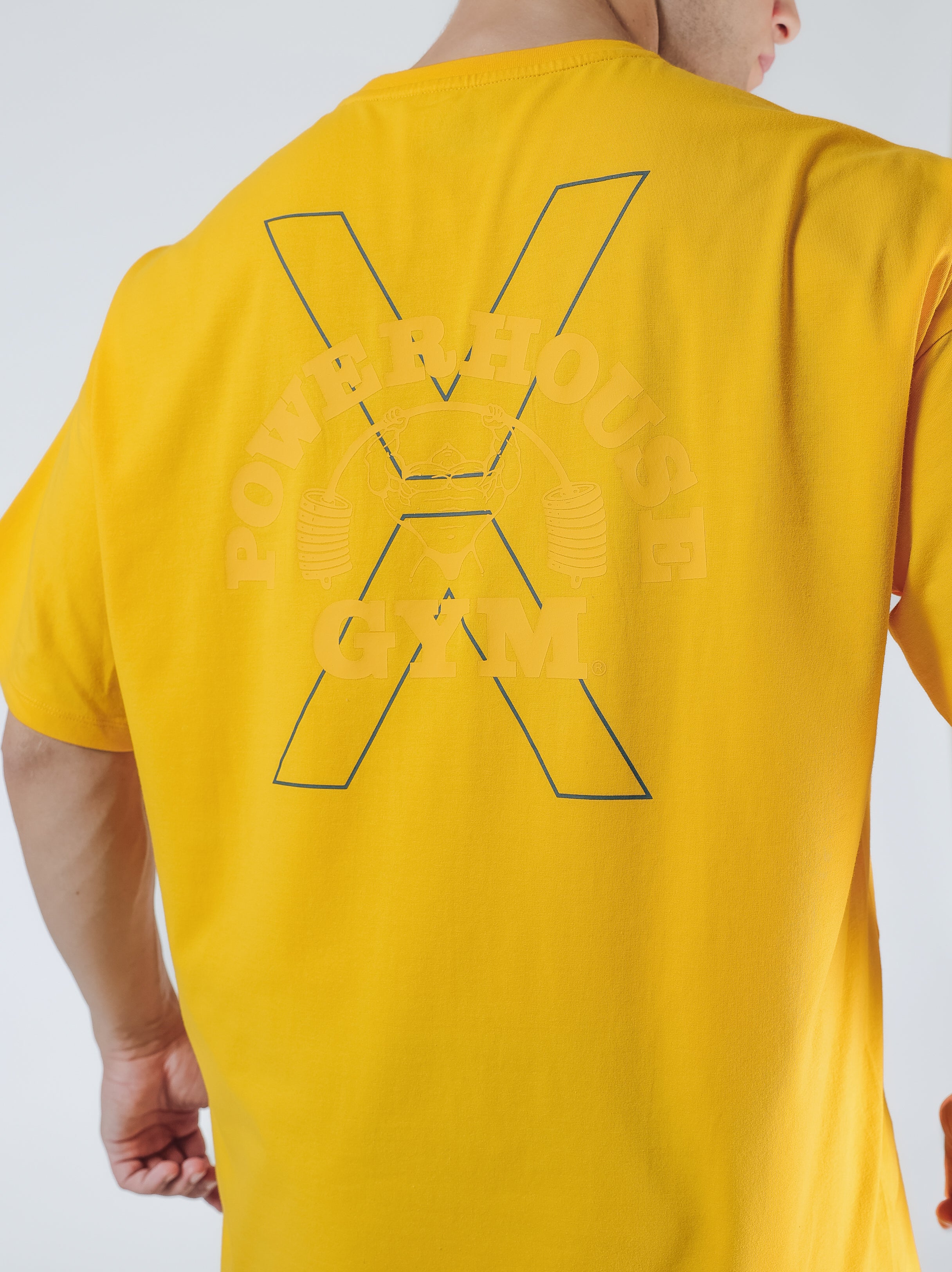 POWER HOUSE LOGO BIG T-SHIRT【YELLOW】