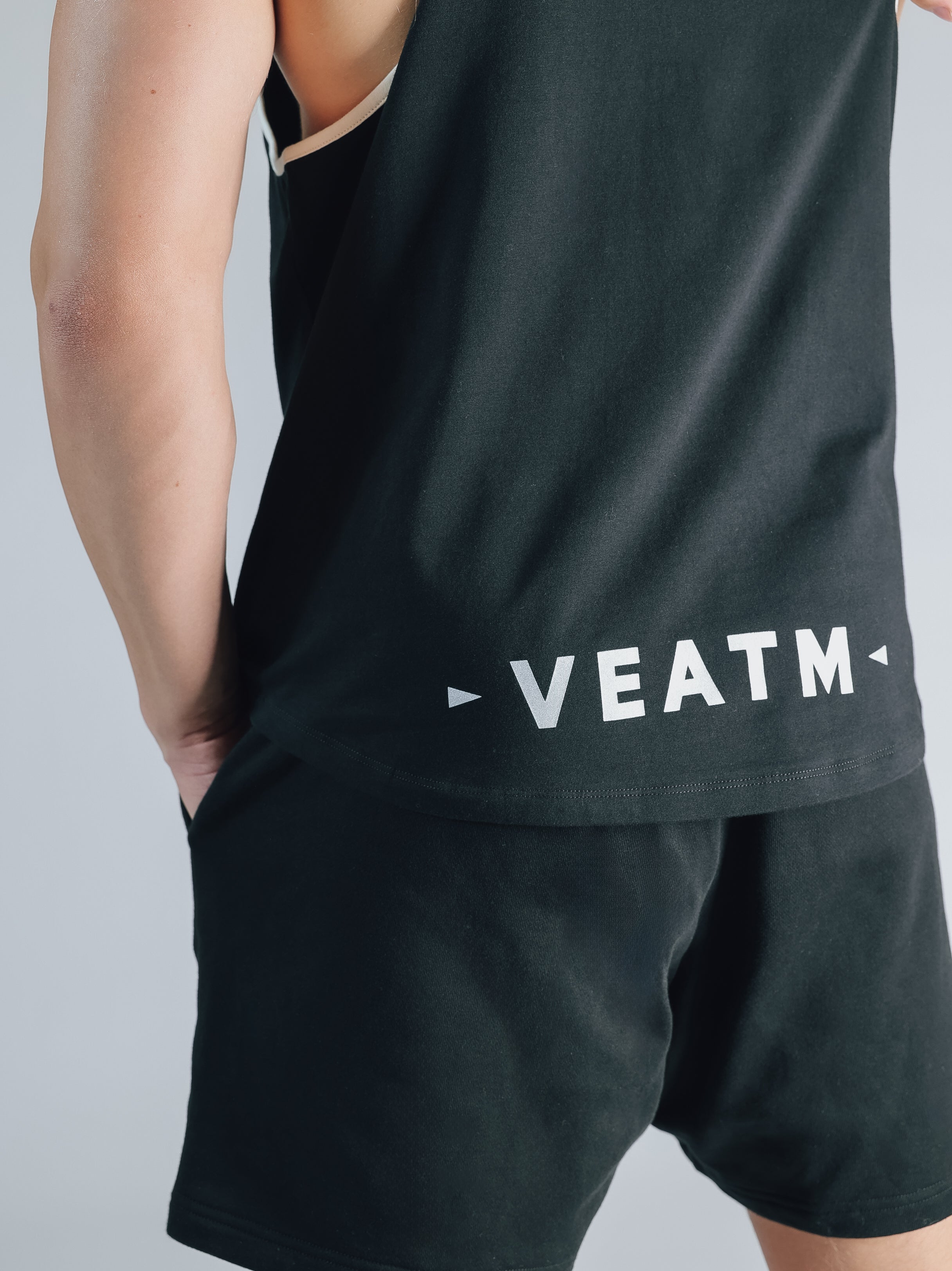POWER HOUSE LOGO YBACK TANK TOP【BLACK】