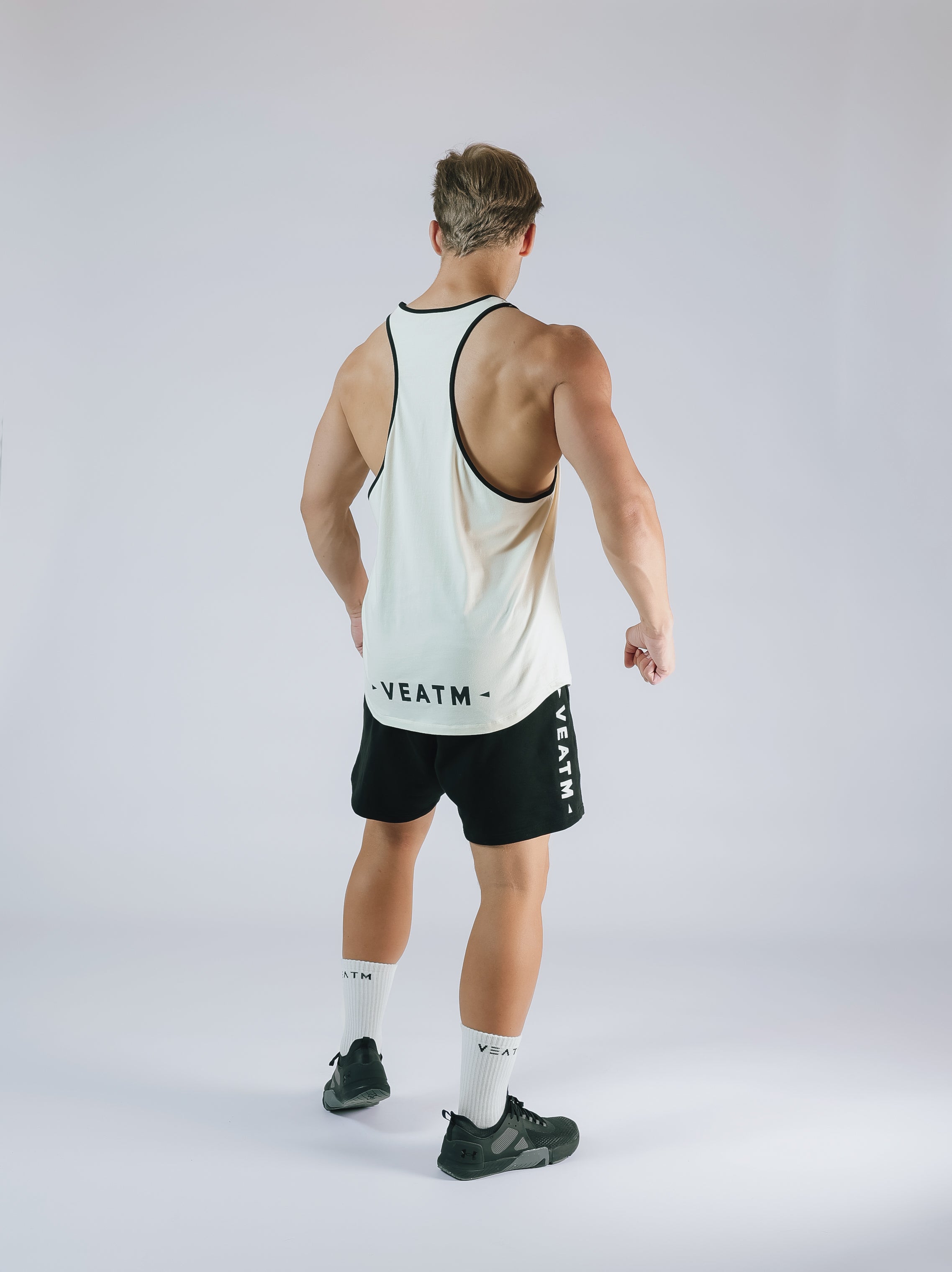 POWER HOUSE LOGO YBACK TANK TOP【IVORY】